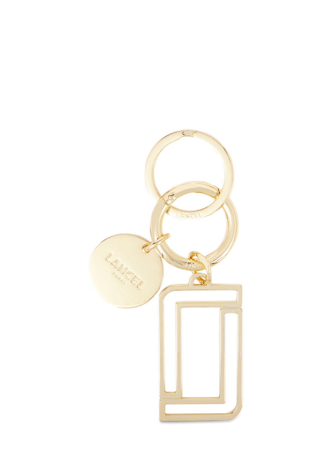 Double L - Porte-Cles Metal Double L - Gold