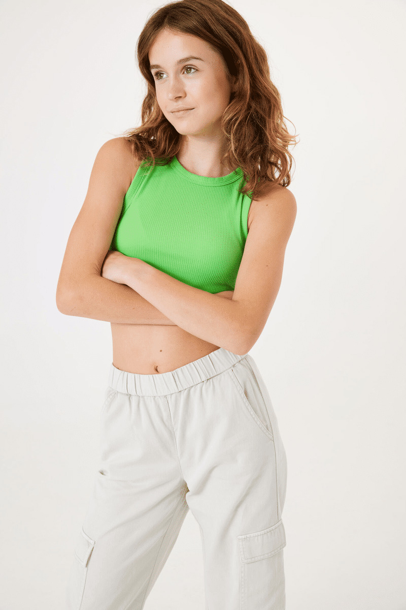 Girls Top Green