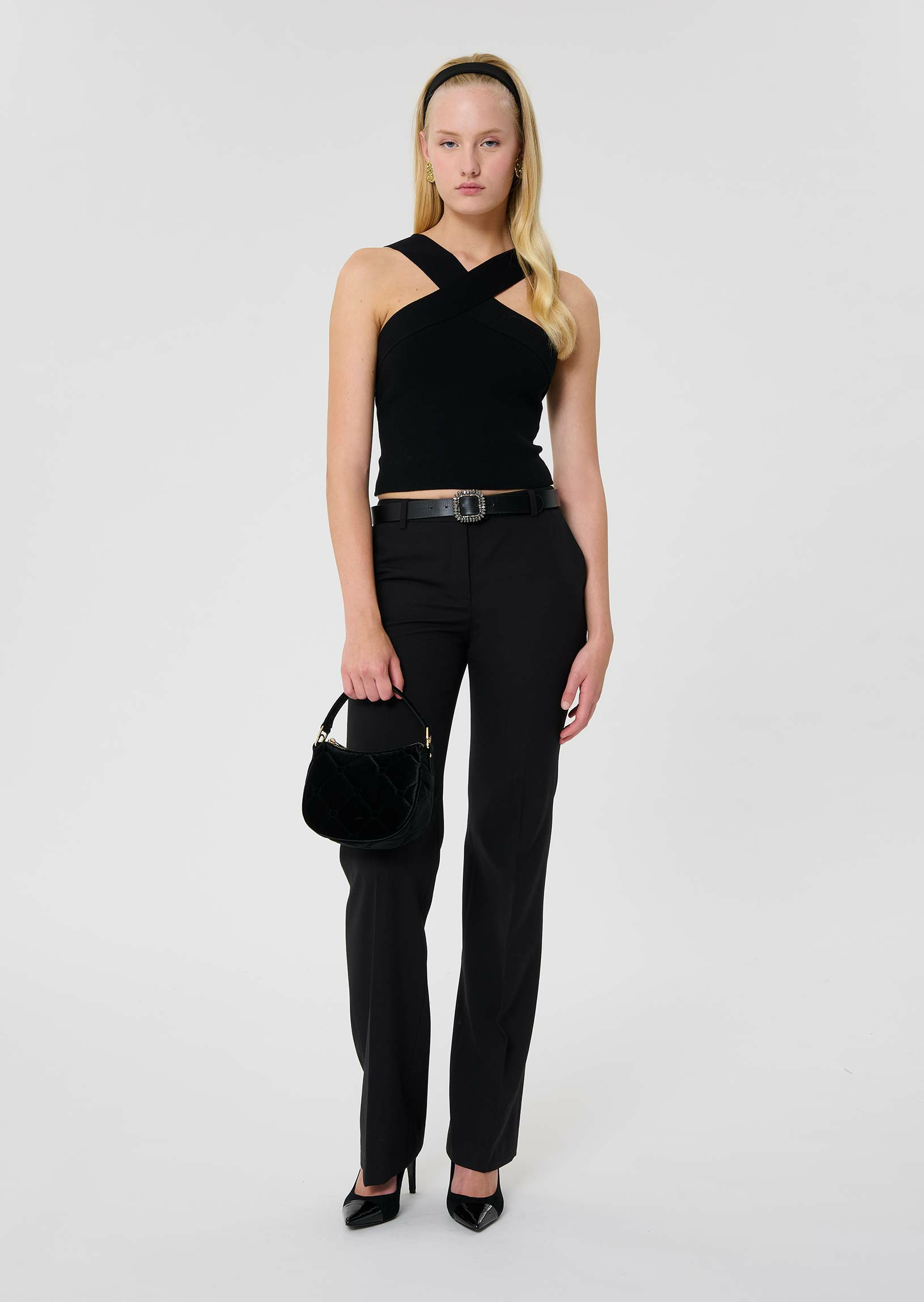 Top Prana-Noir en Viscose
