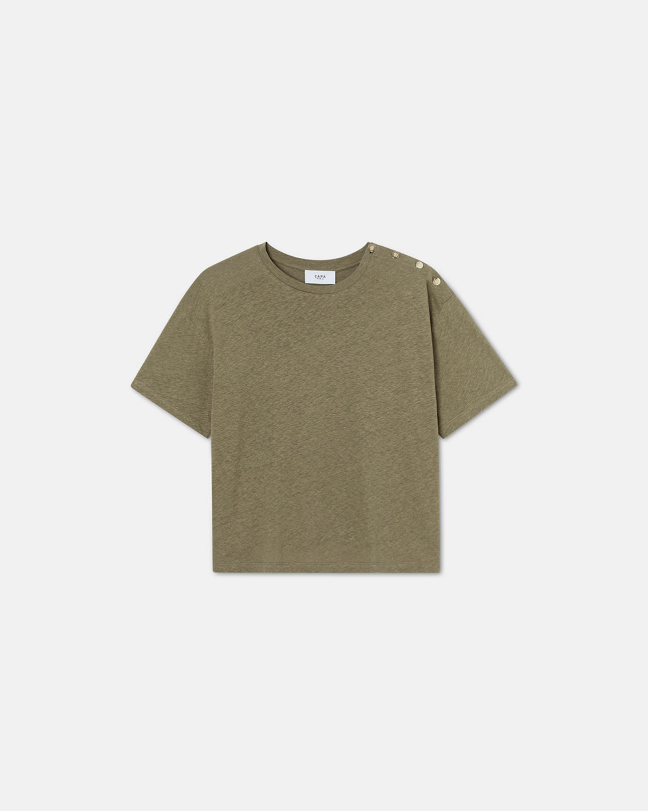 Top Tenenbaum Kaki en Coton