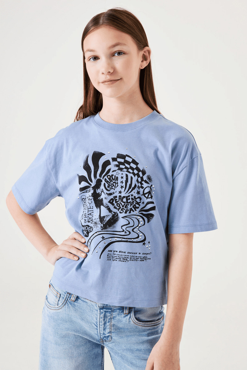 Girls T-shirt Blue
