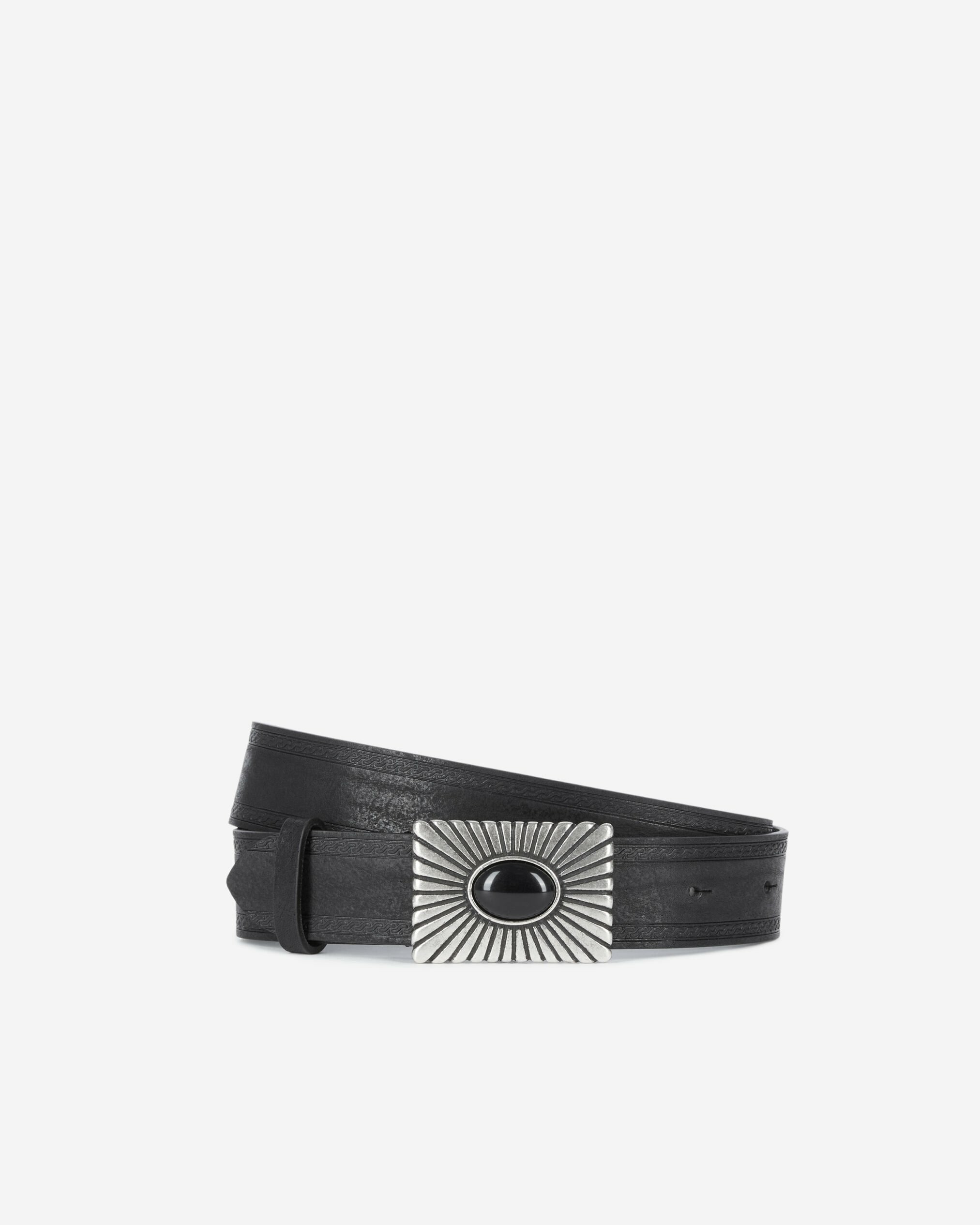 Ceinture En Cuir Noir