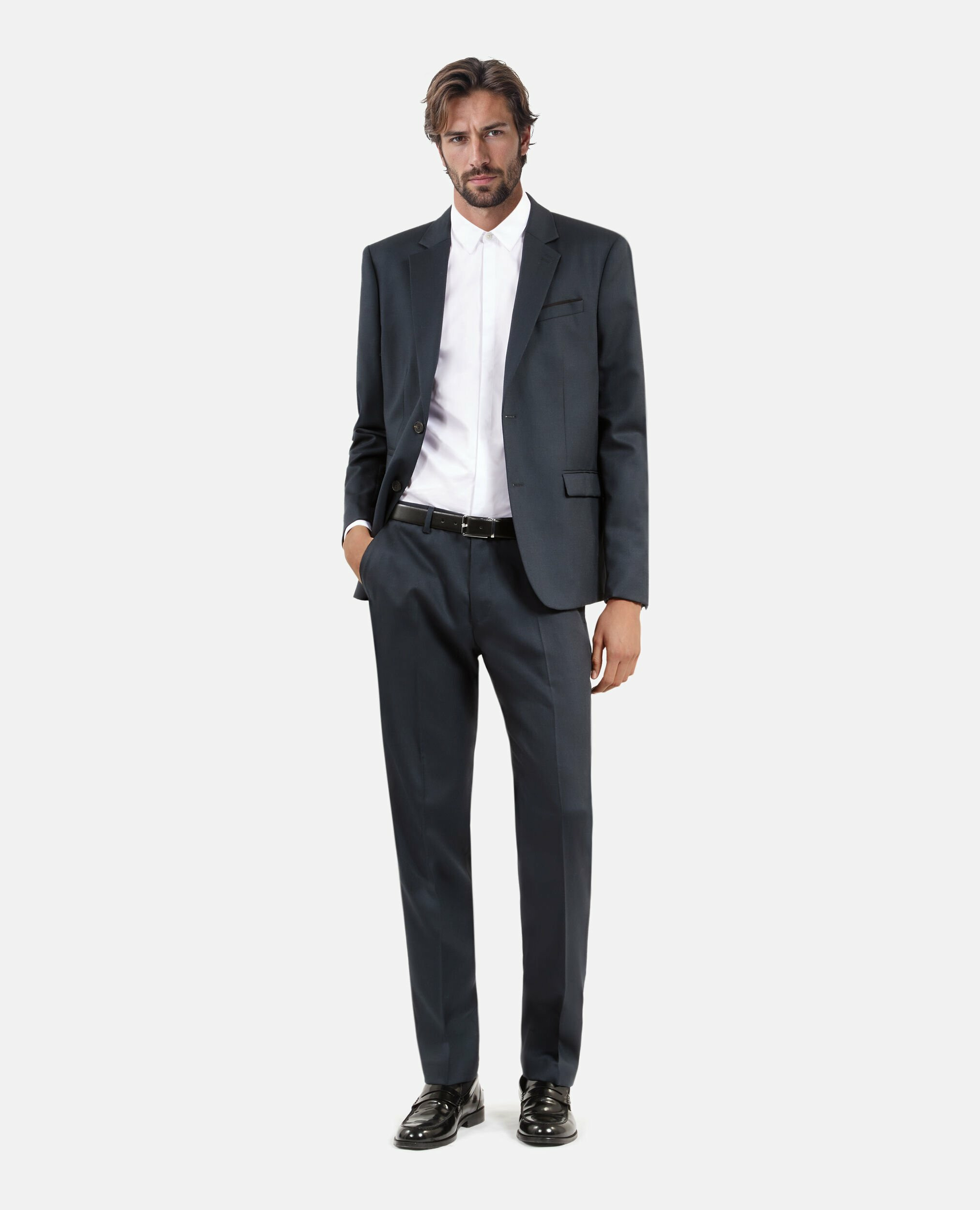 Veste De Costume Classique Droite