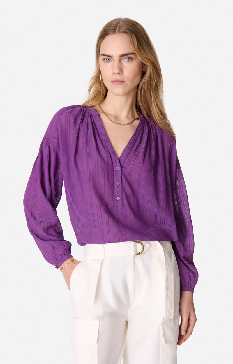 Blouse Nipoa En Coton Et Viscose