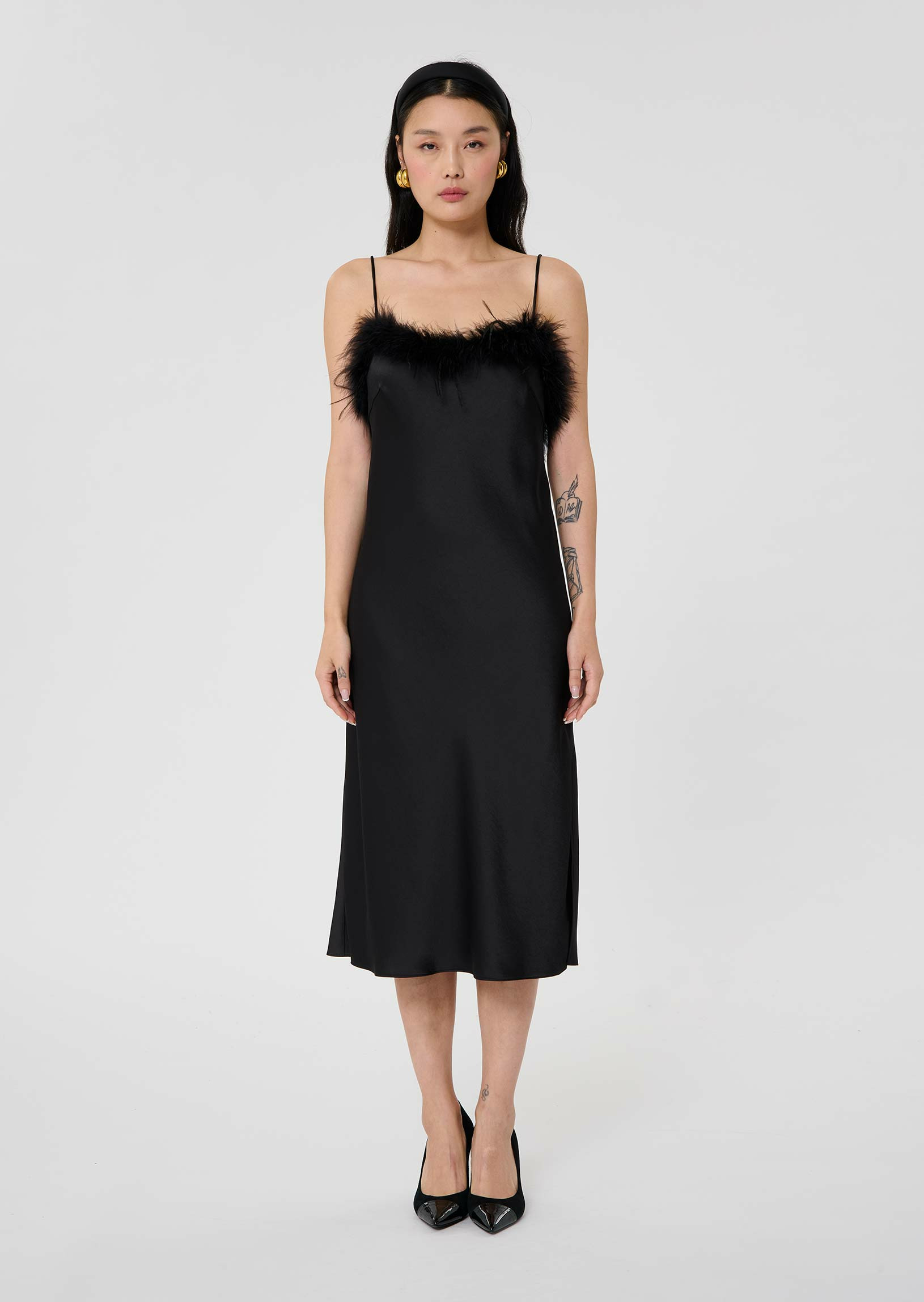 Robe Reaney-Noir en Polyester