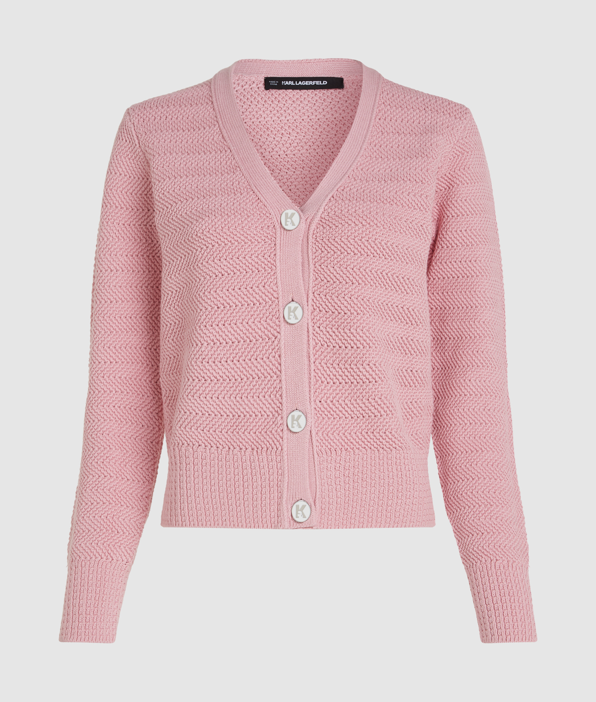 K BUTTON CARDIGAN