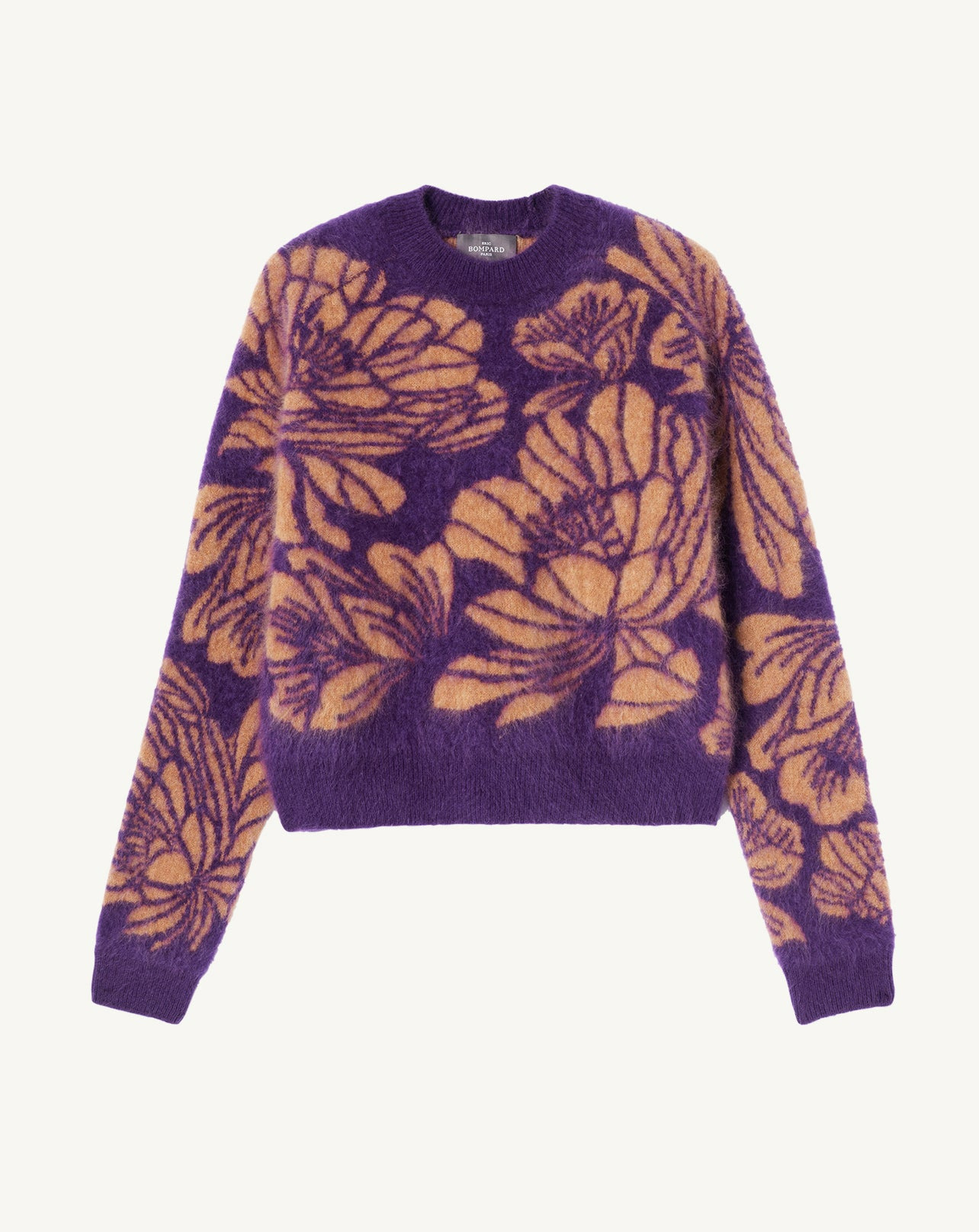 Col rond jacquard brossé - Femme - VANDA/VICUNA