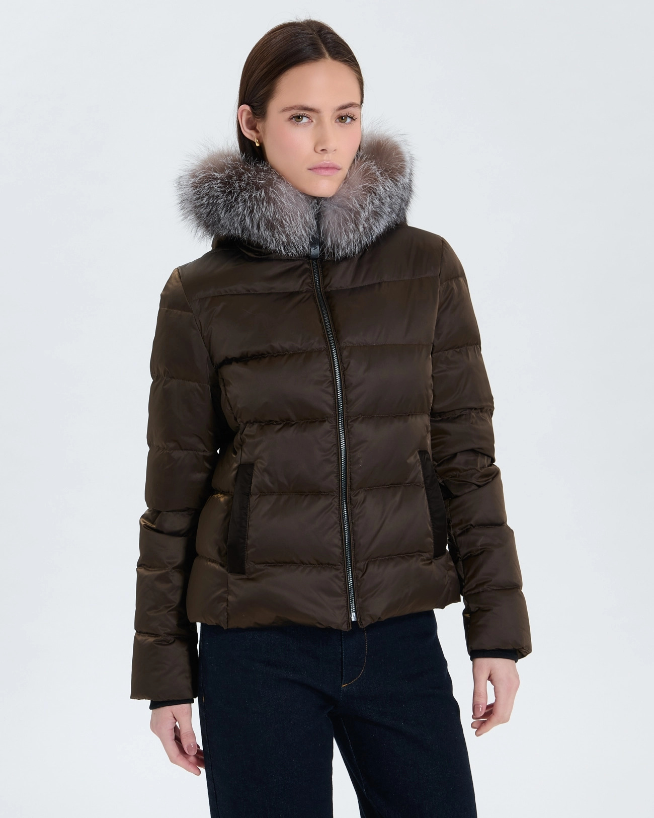 Doudoune Daly Kaki en Polyester