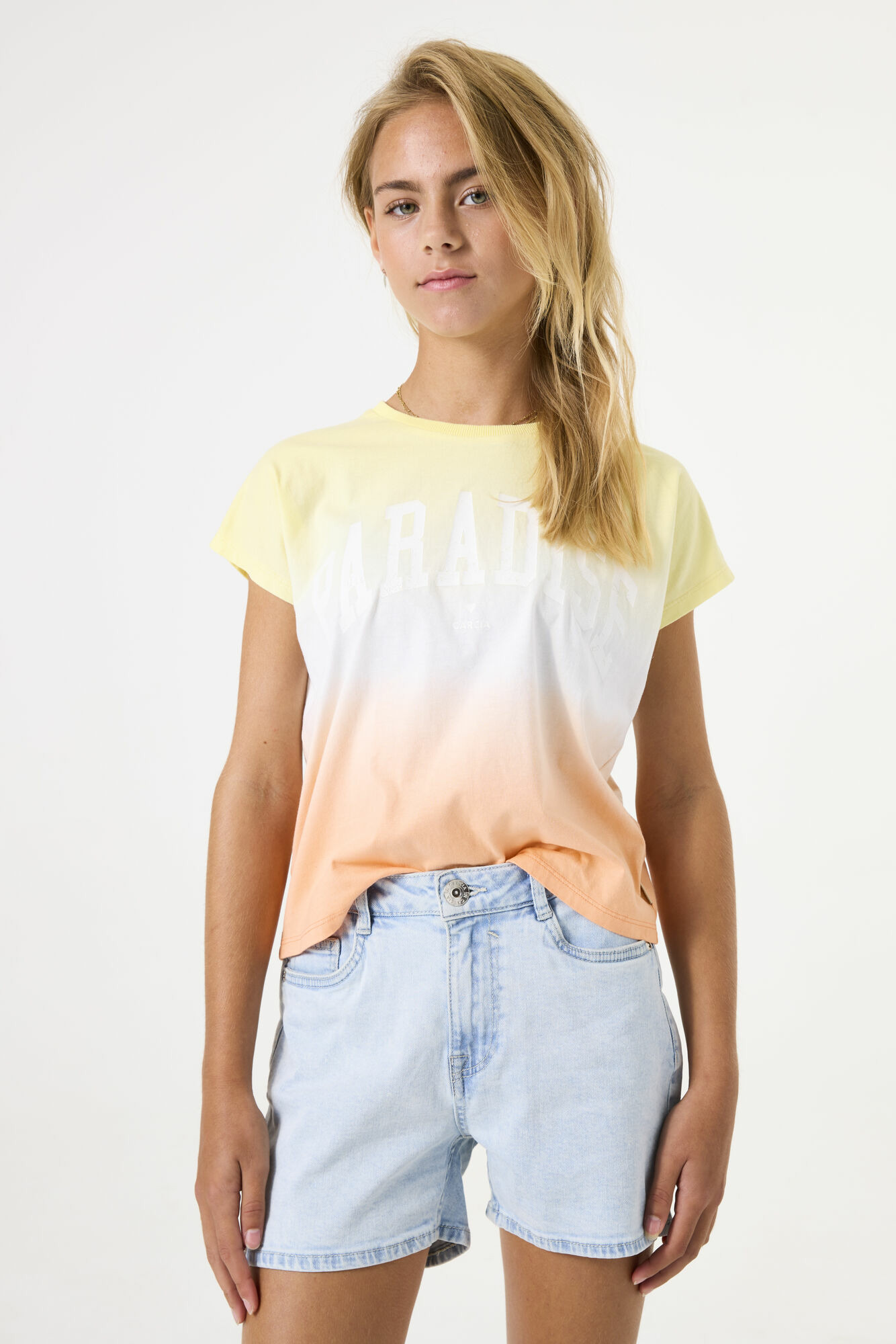 Girls T-shirt Yellow