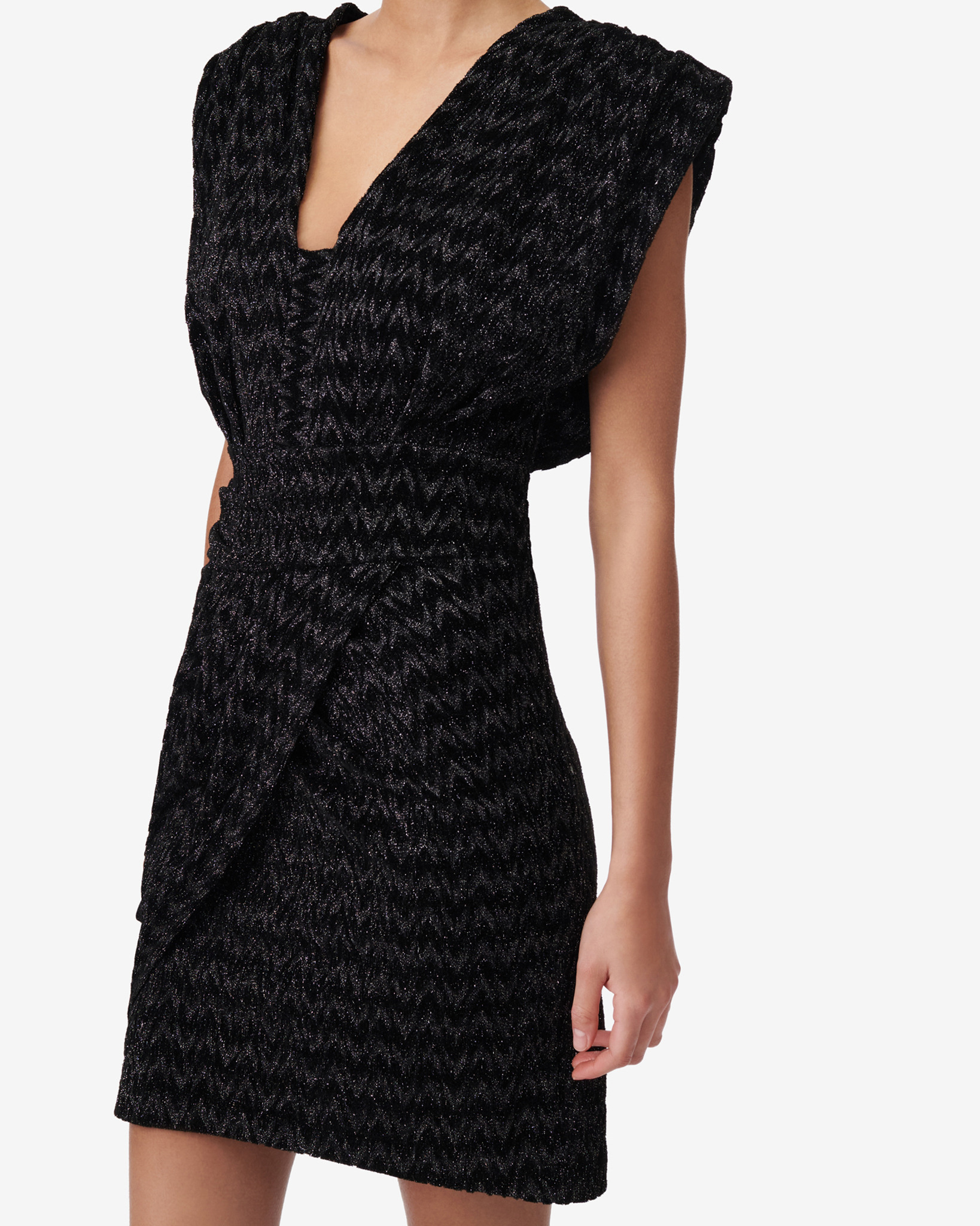 Robe Courte En Tweed Lukani