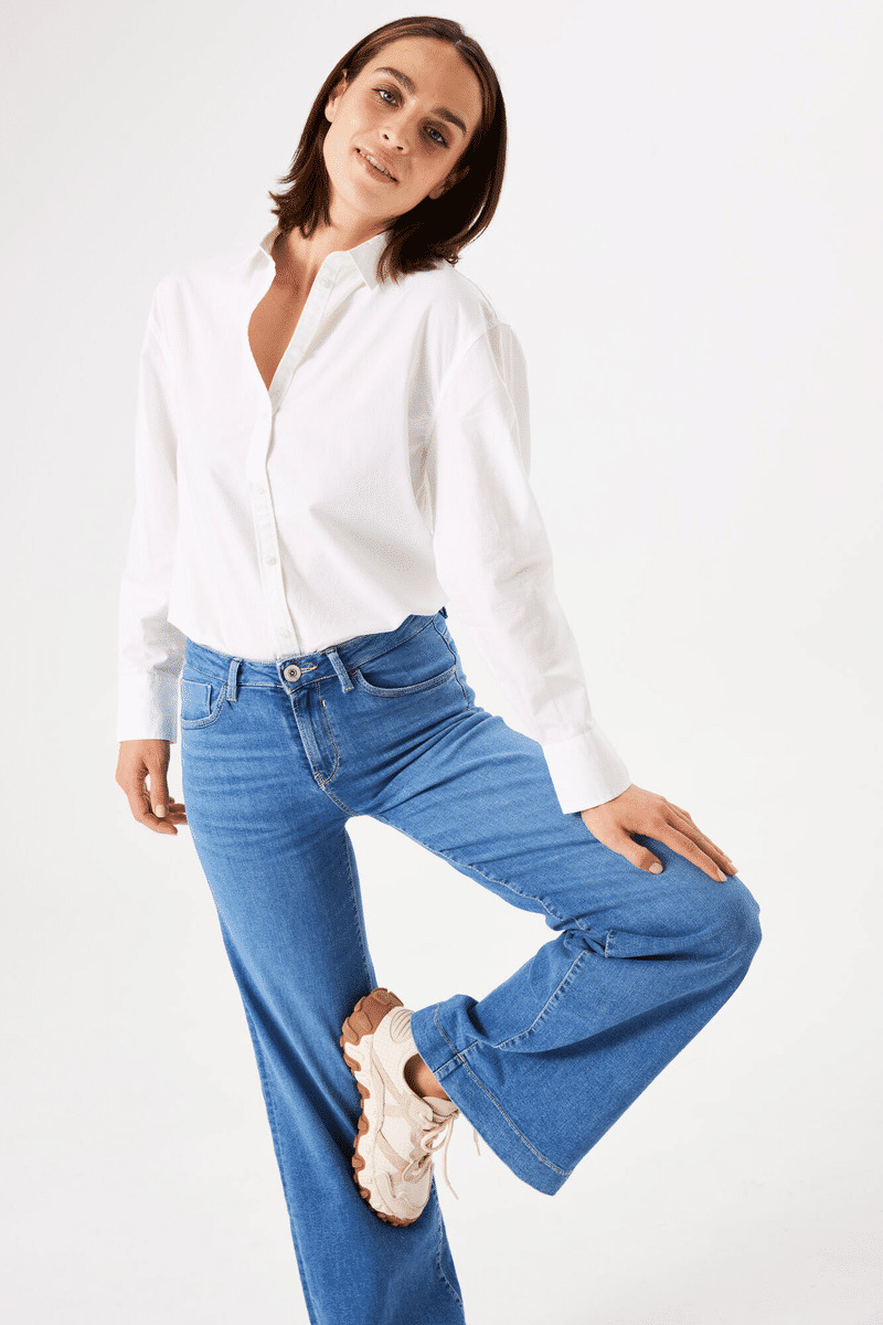 Women Jeans Celia wide Wide fit Blue