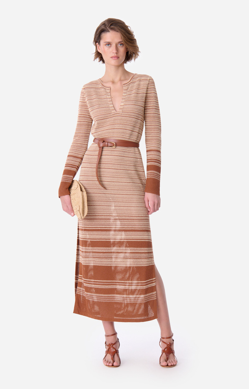 Robe Longue Elly En Coton Recyclé Et Acrylique