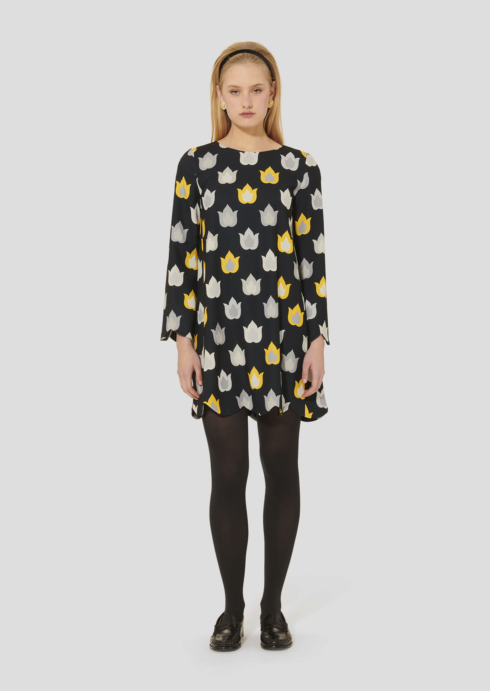 Robe Ruoda-Charcoal en Polyester