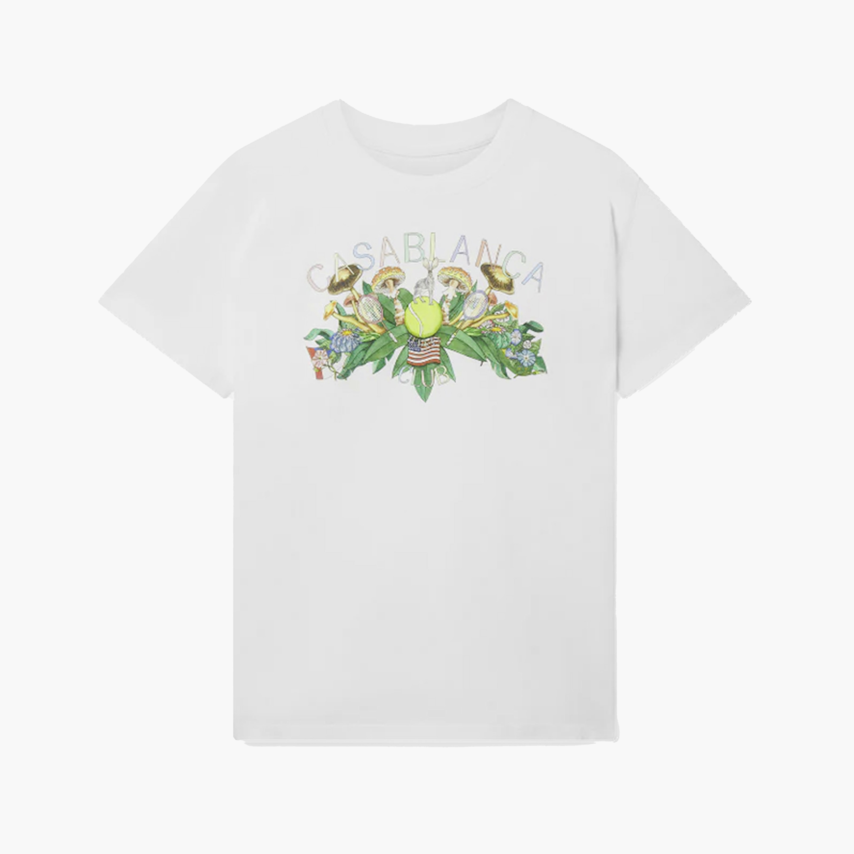 Casablanca T-Shirt Palm Springs Tennis Club Blanc
