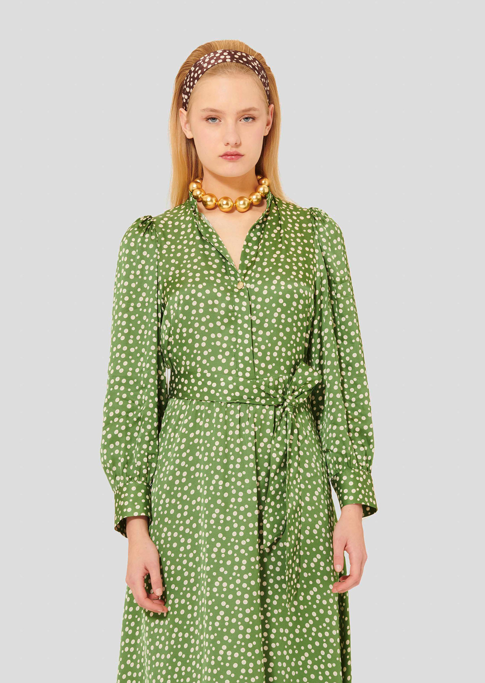 Robe Rivoltina-Cactus en Viscose