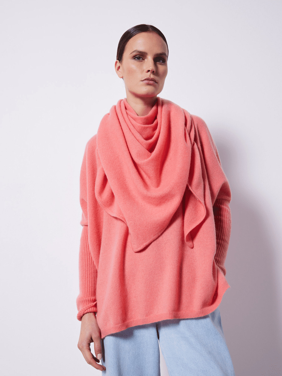 Echarpe cachemire Eléonore WATERMELON