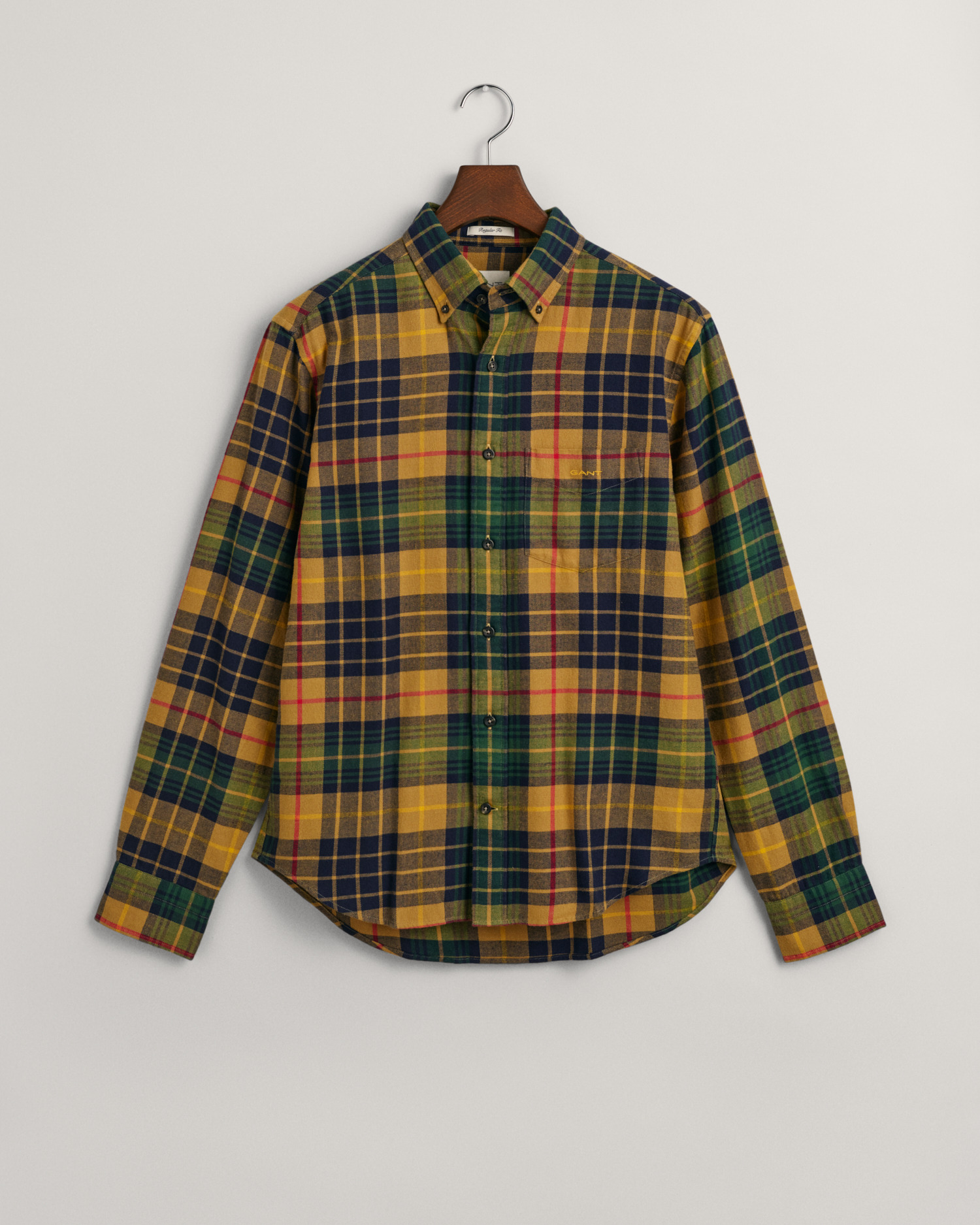 Regular Fit Plaid Flannel Checked S