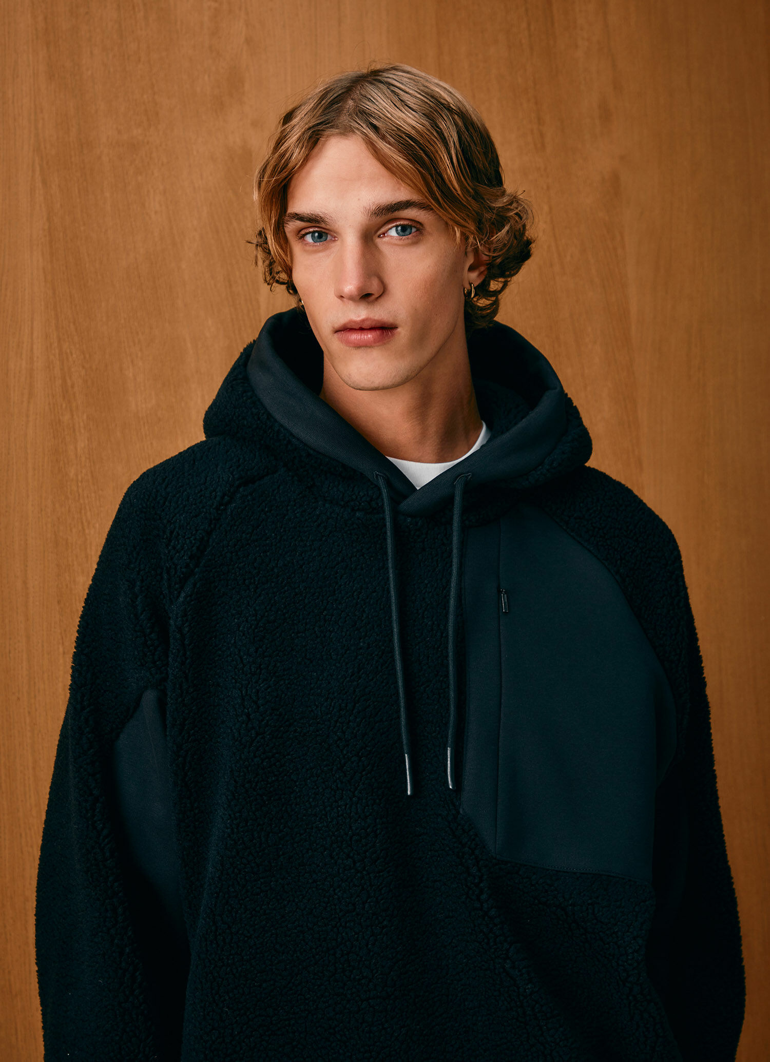 Sweat teddy à capuche