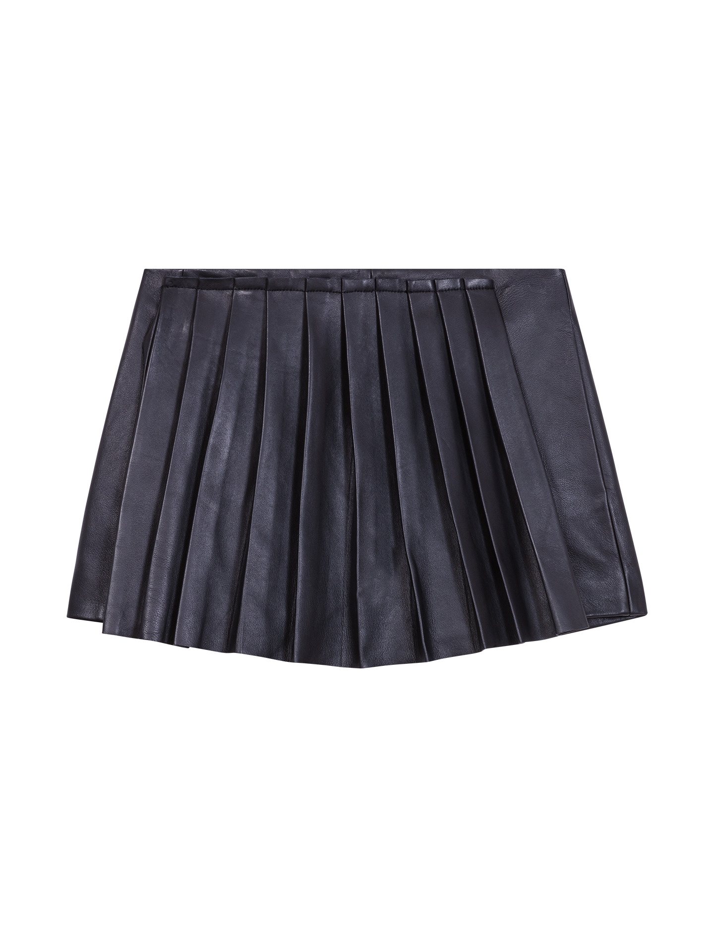 Short trompe l'œil en cuir