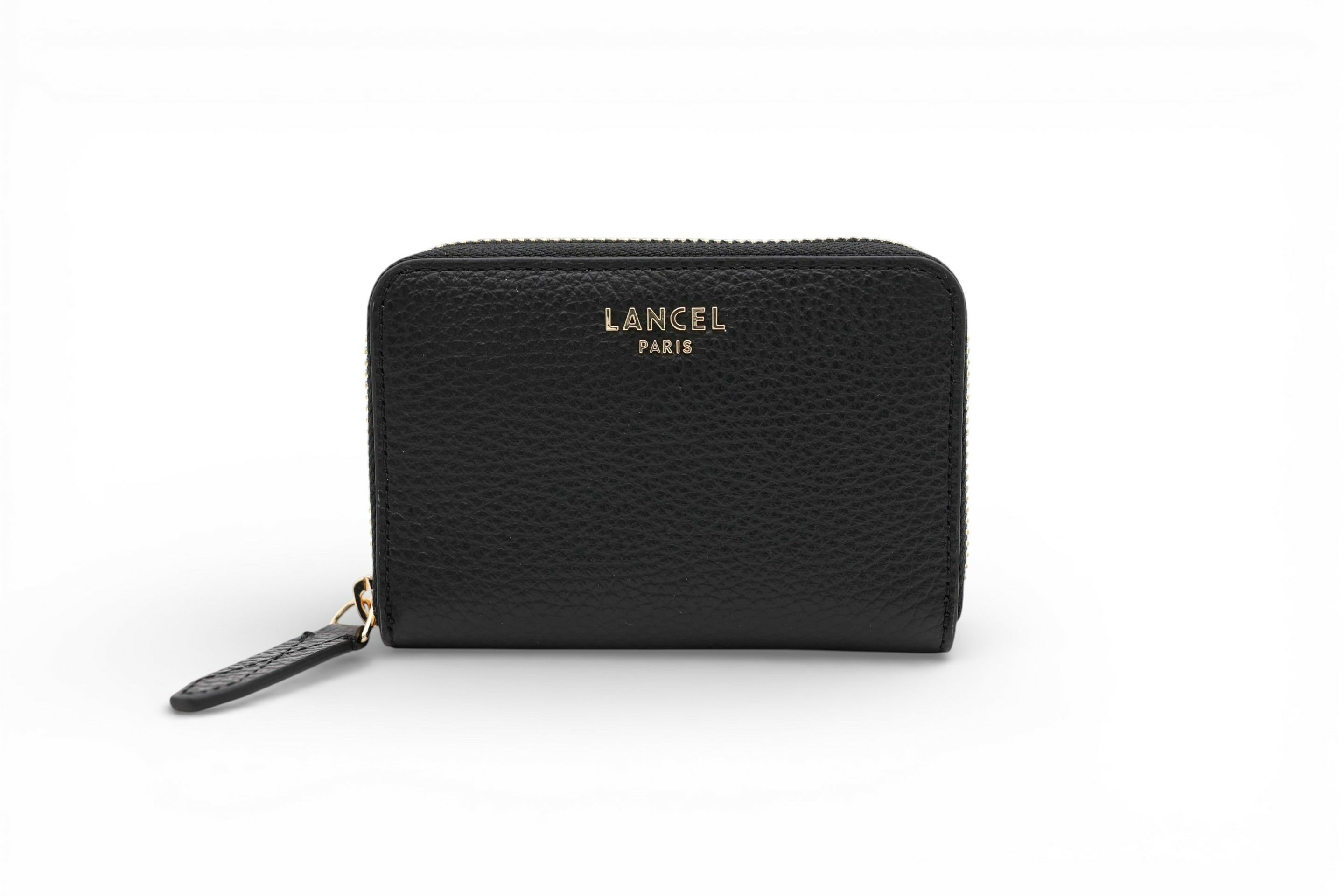 Lettrines - Petit Portefeuille Zippe - Noir