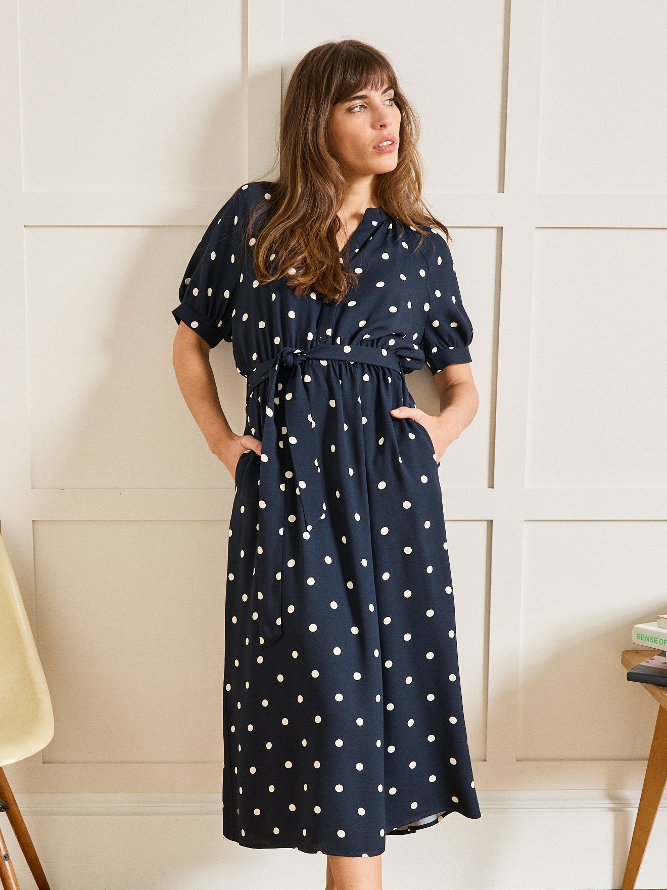 ROBE POIS CREPE