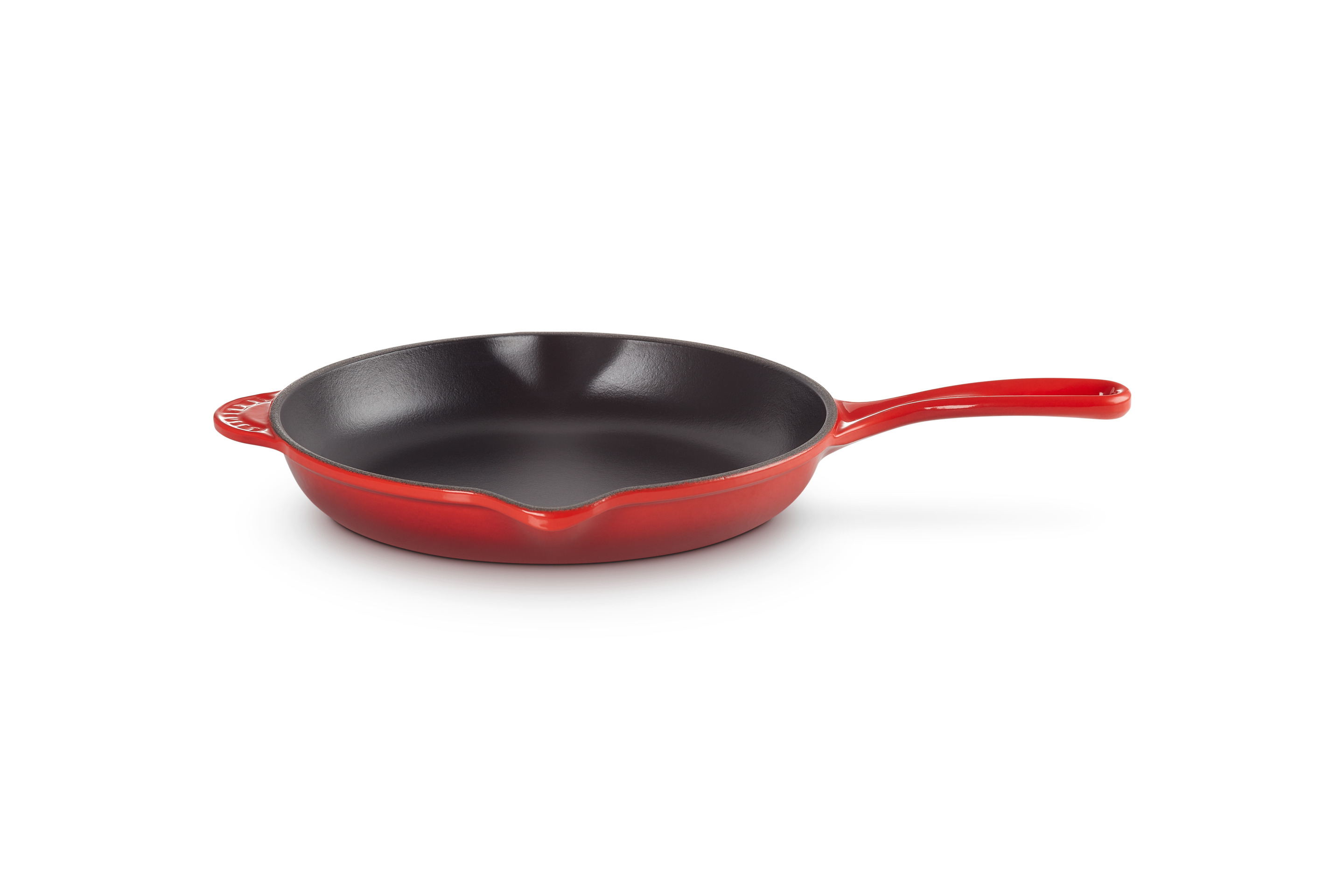 Skillet rond 23cm en fonte émaillée cerise