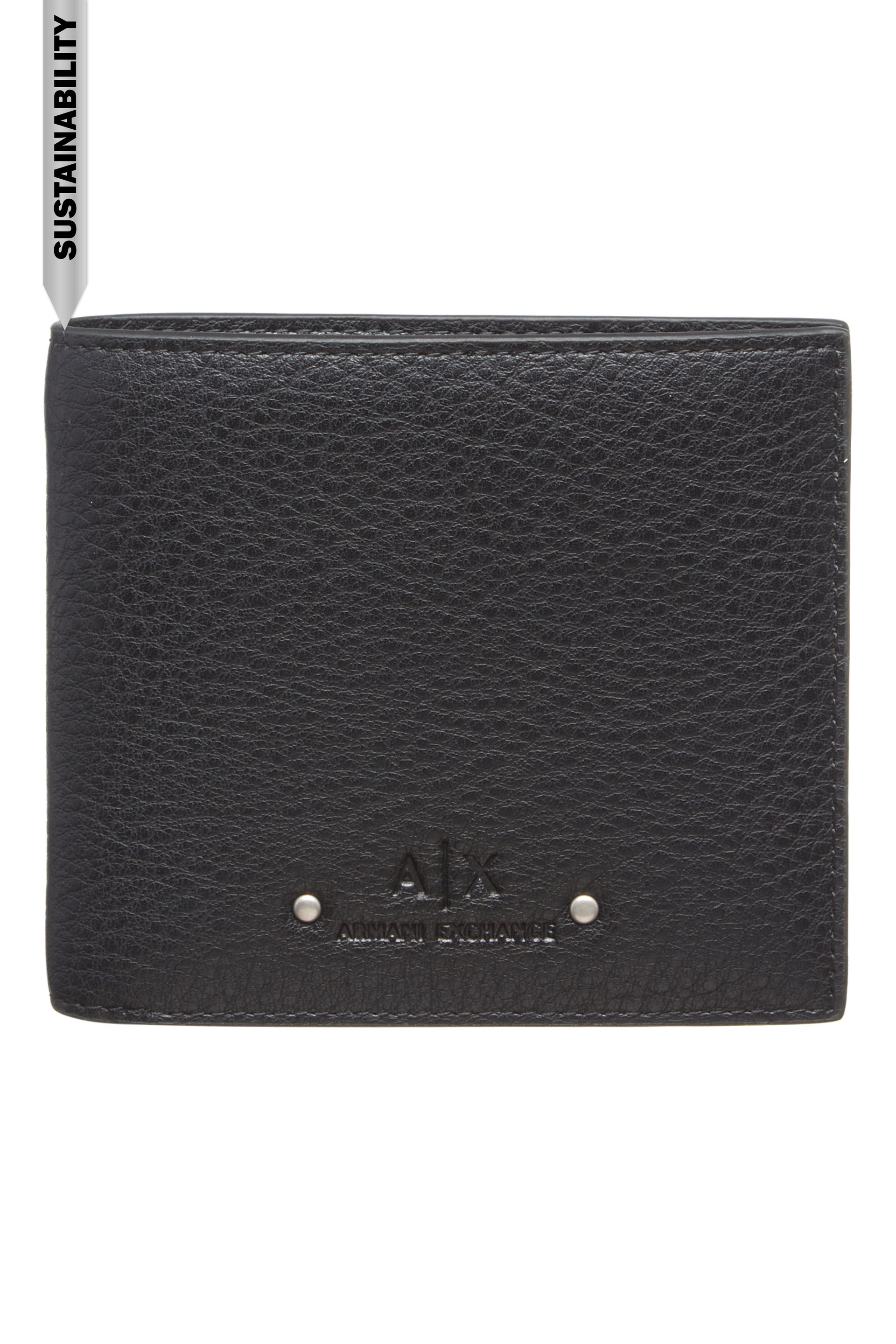 Sac à double pliant pour homme avec pièce de monnaie - nero