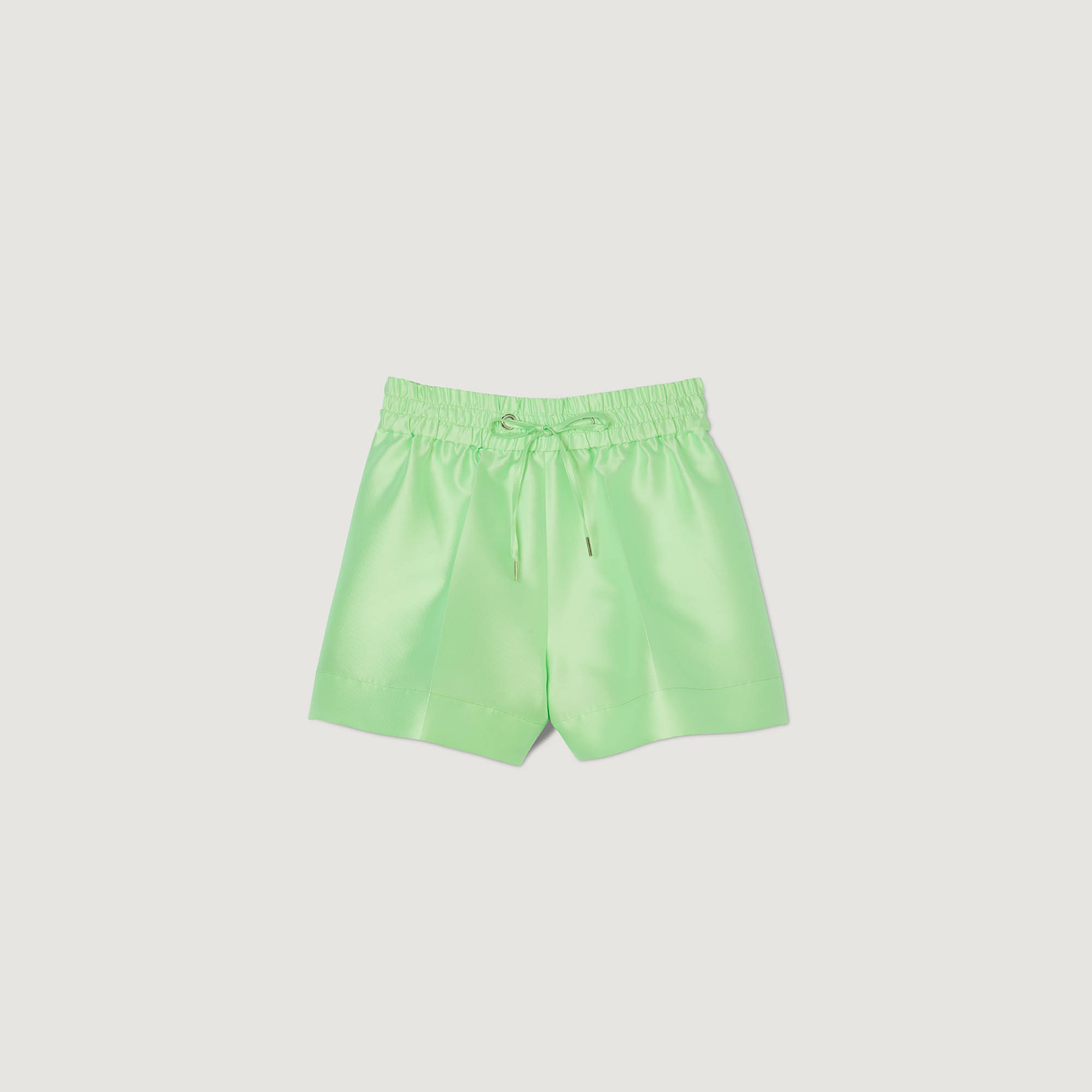 Short large satiné