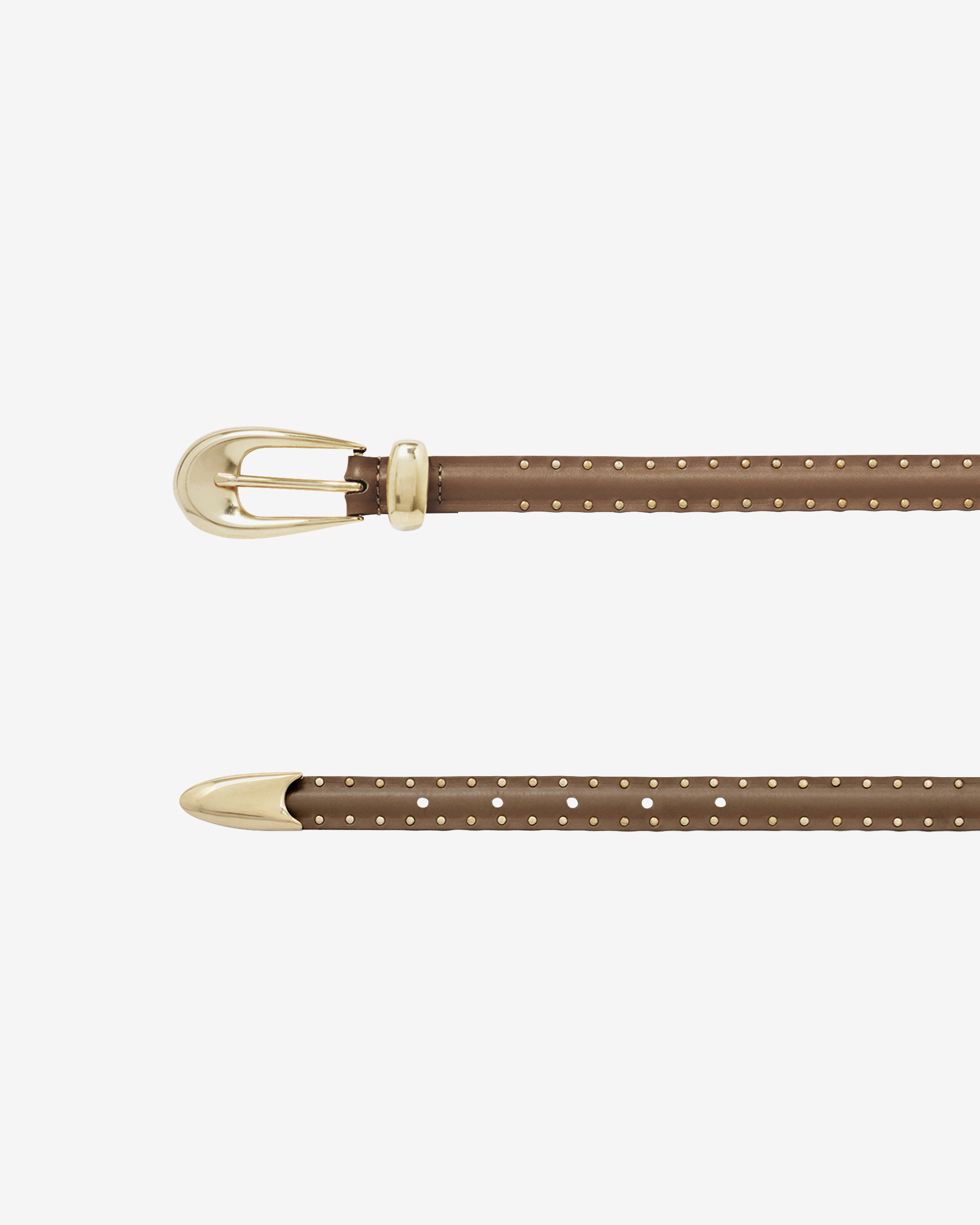 Ceinture À Clous Dorés