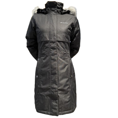 After The Lodge  FS Long Down Jacket Femme Noir