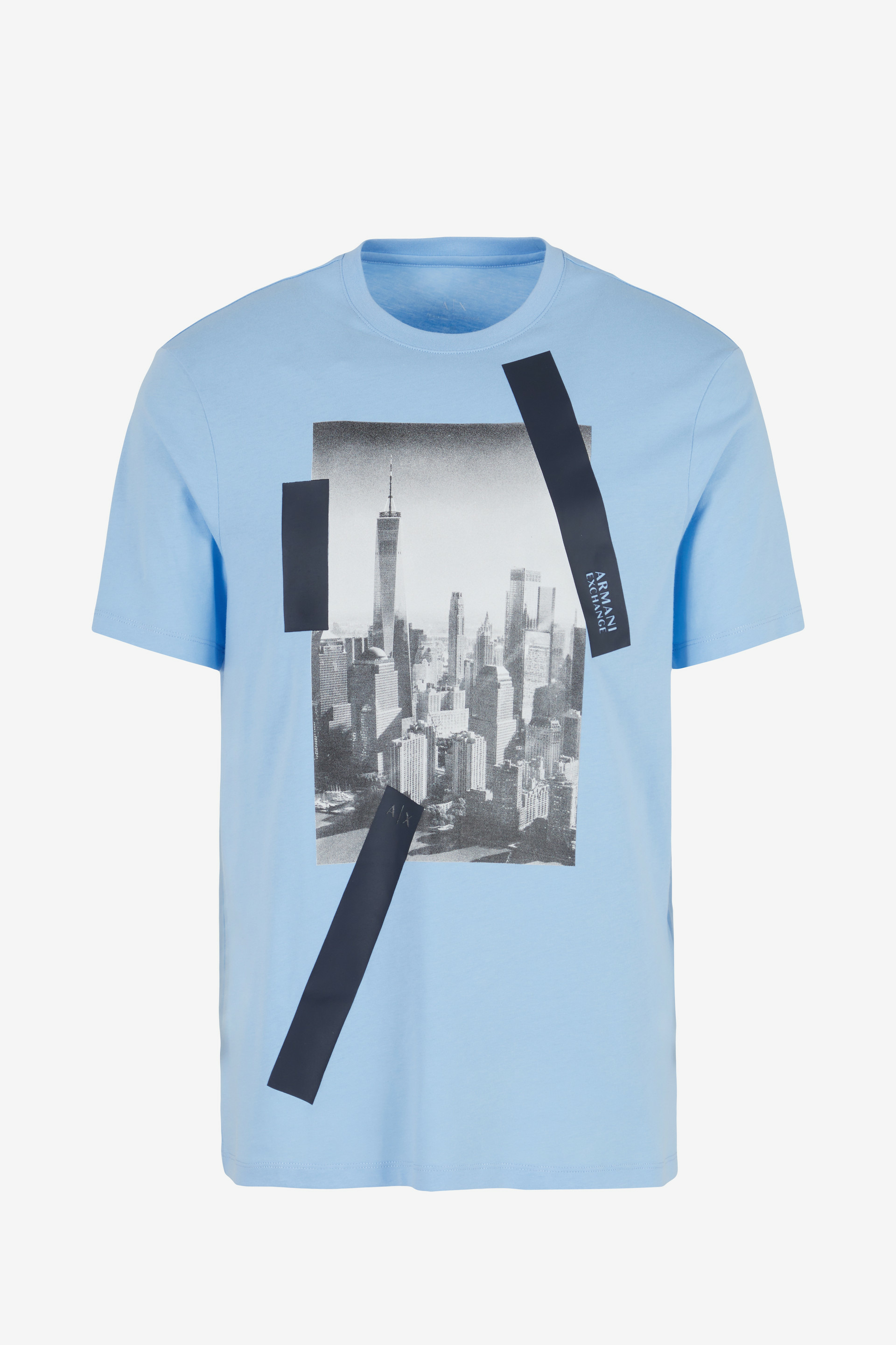 T-shirt bleu placide/new york
