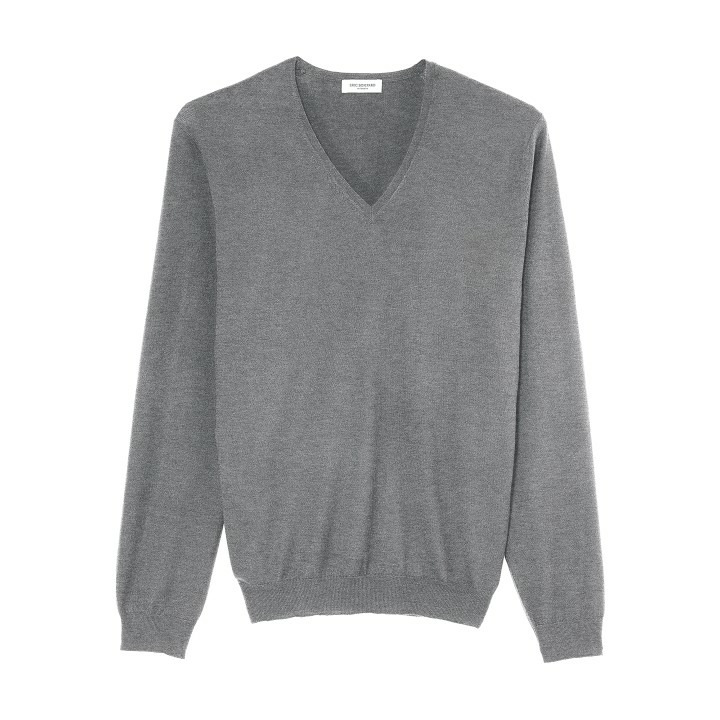 Pull col V ultrafin - Homme - FLANELLE