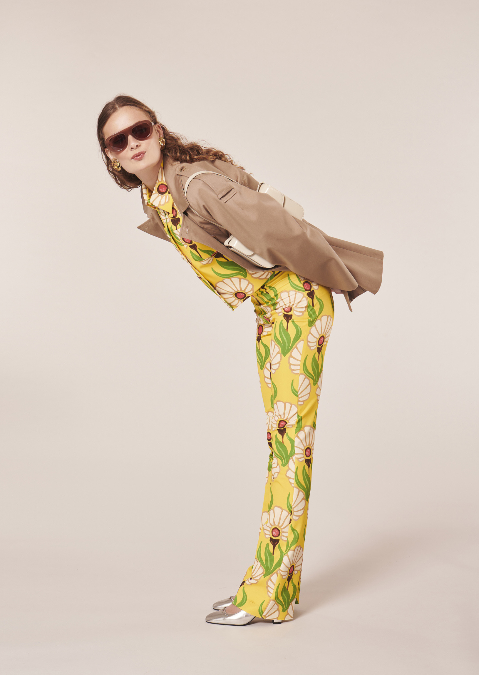 Pantalon Paivan-Jaune en Polyester