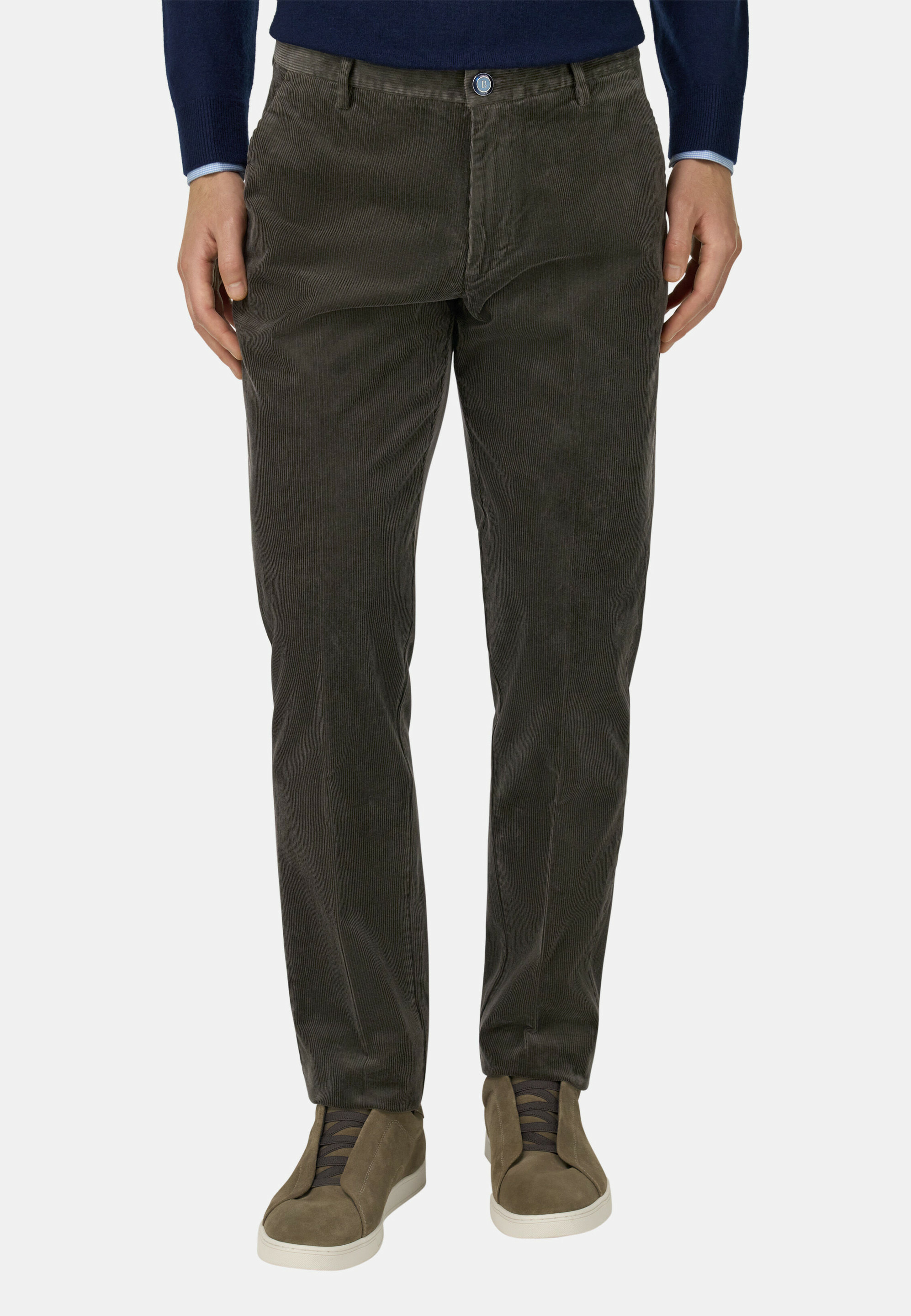 Pantalon en velours Extensible