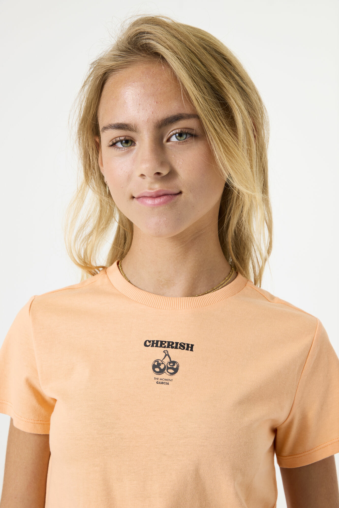 Girls T-shirt Orange