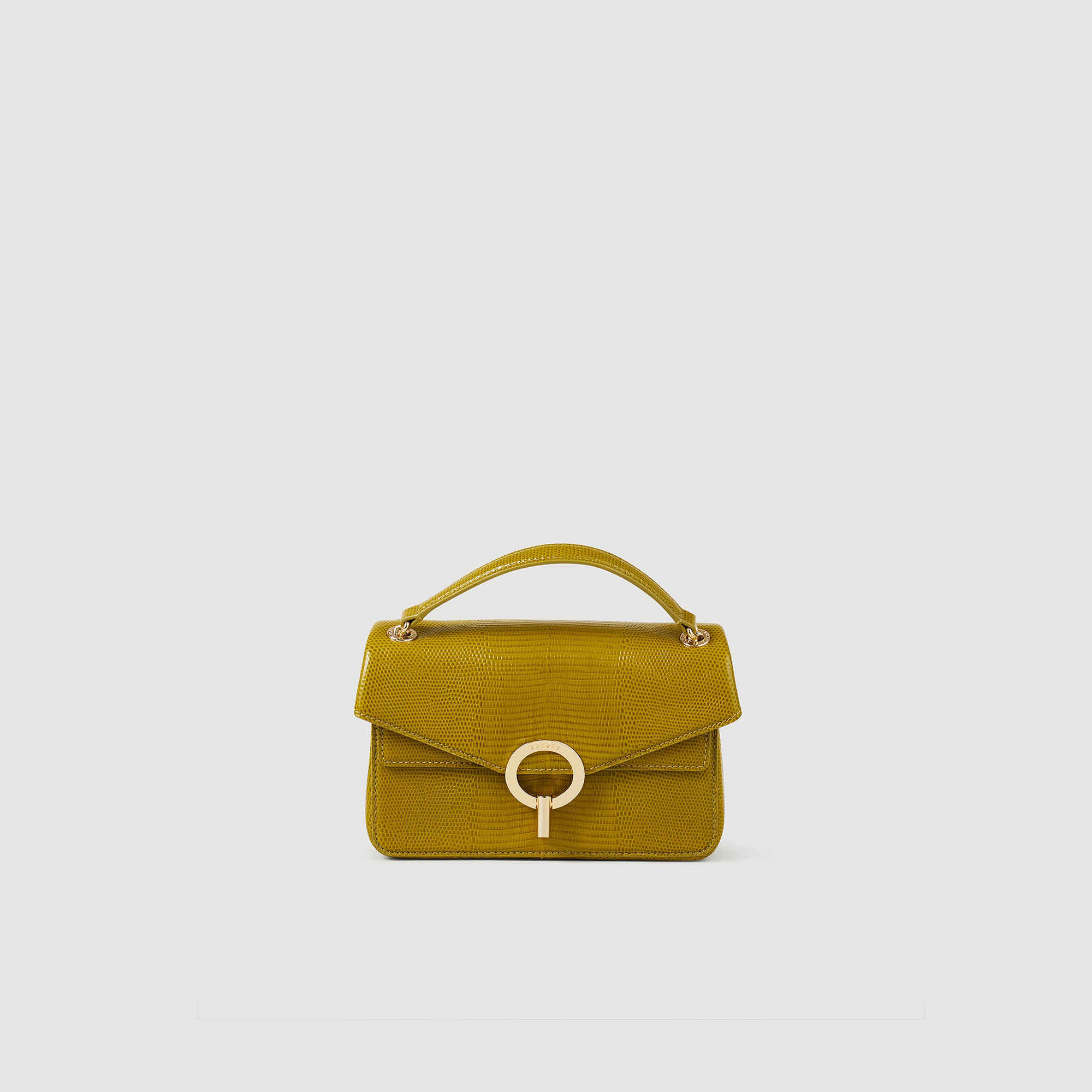 Petit sac Yza en cuir effet lézard
