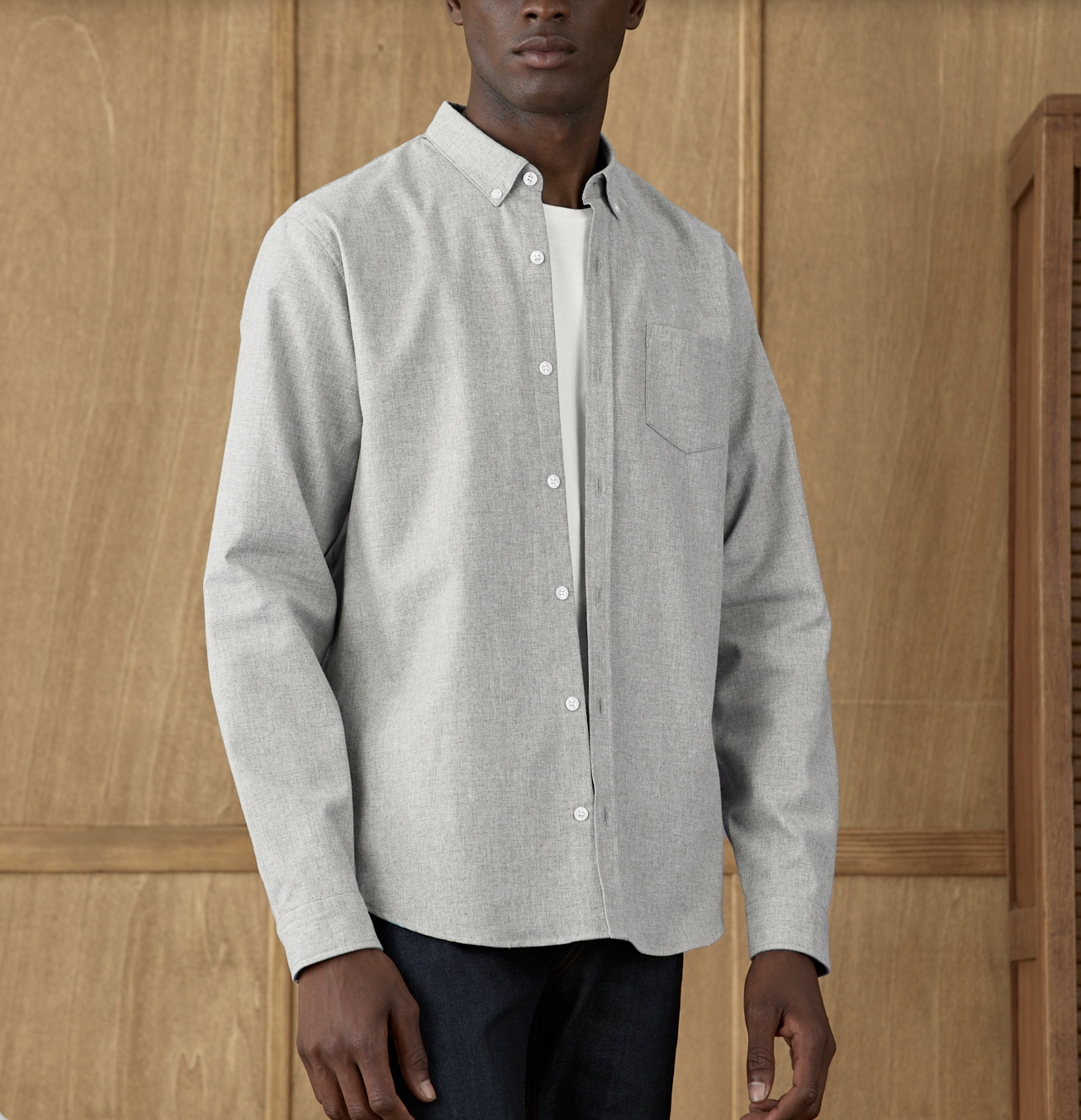 Chemise en flanelle Tribeca Mixed Grey