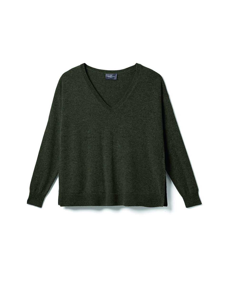 Pull col V ample - Femme - CHASSE
