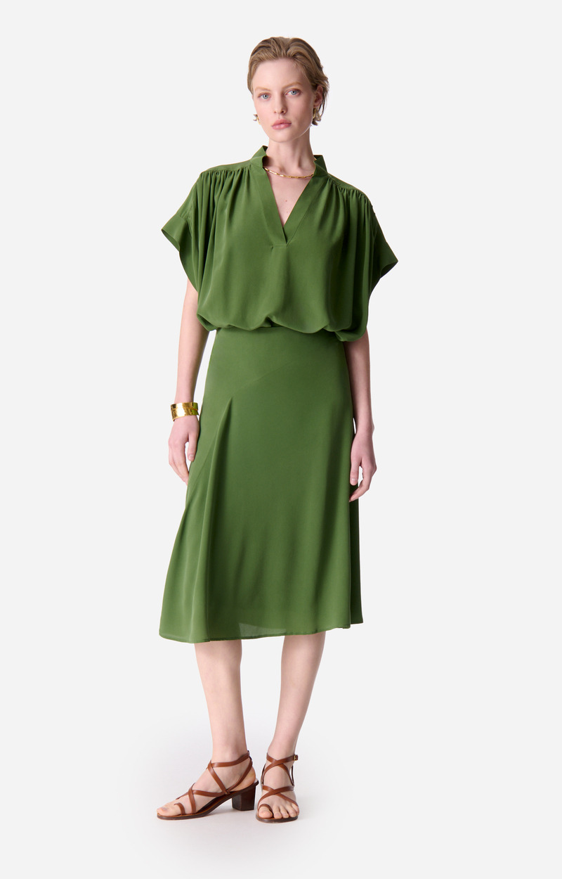 Jupe Midi Philae En Polyamide Mélangé