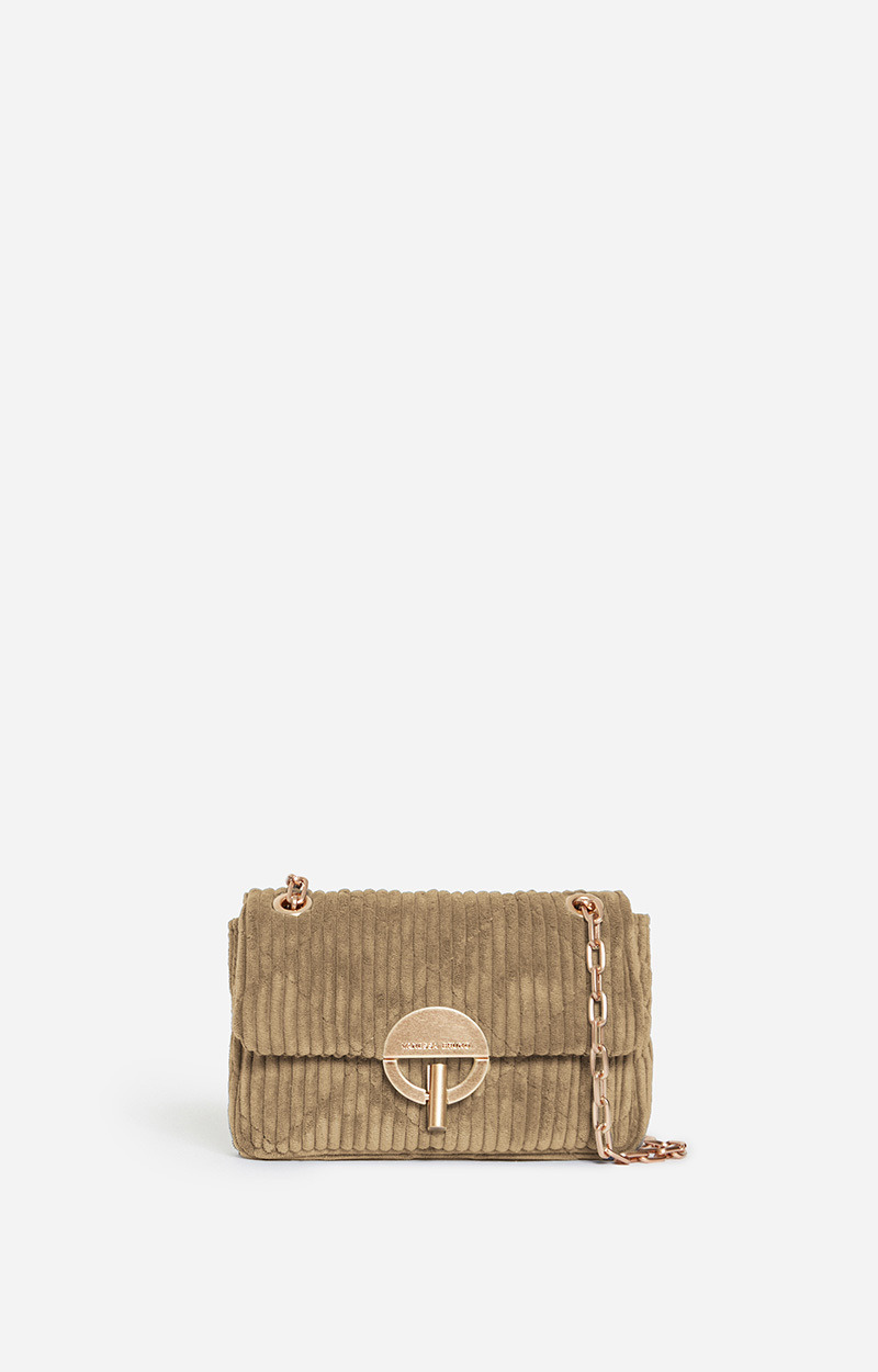 Petit Sac Moon En Velours Made In Italy
