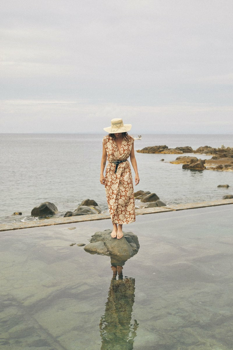 Robe longue droite JOUBARB