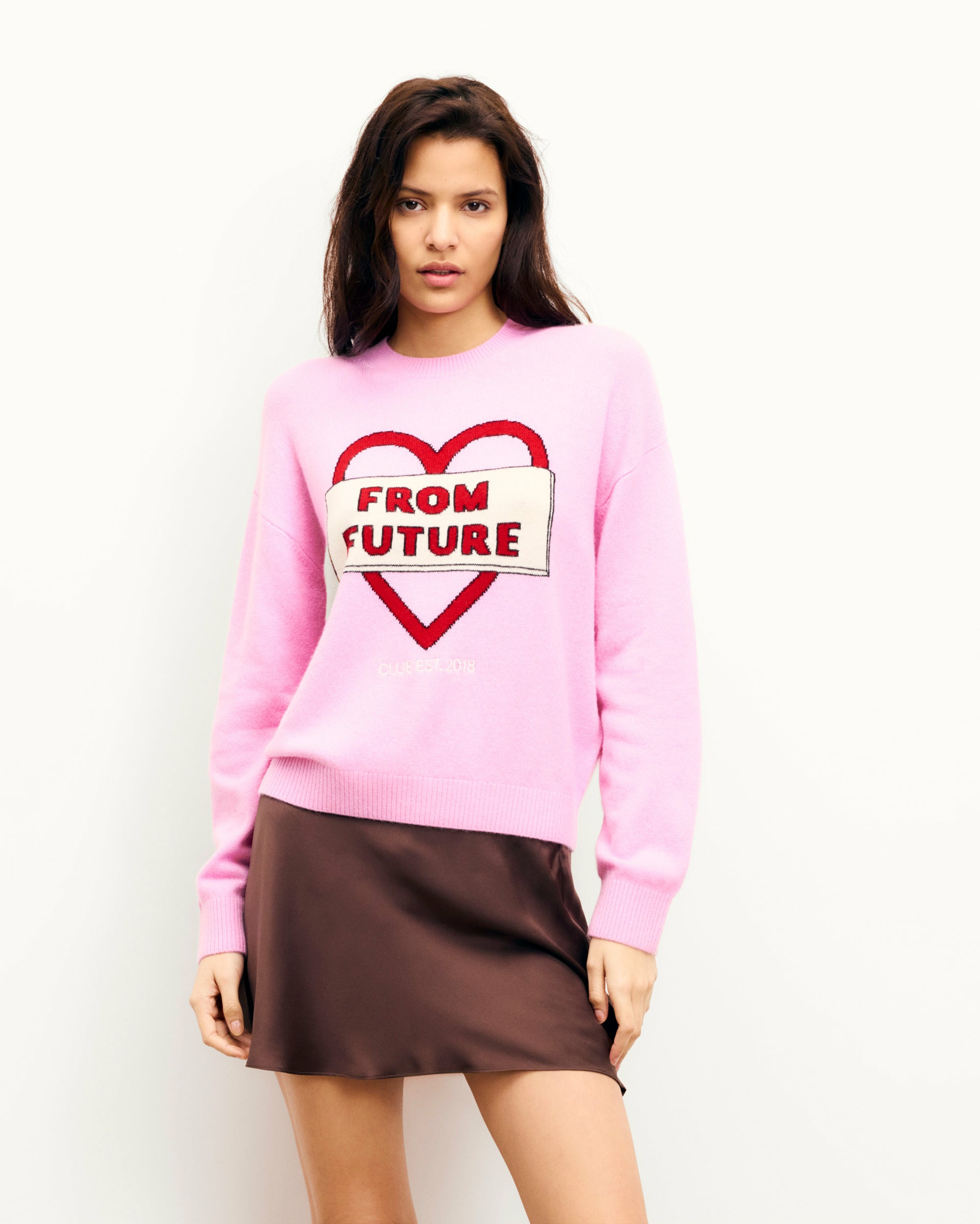 Pull Col Rond Cœur From Future