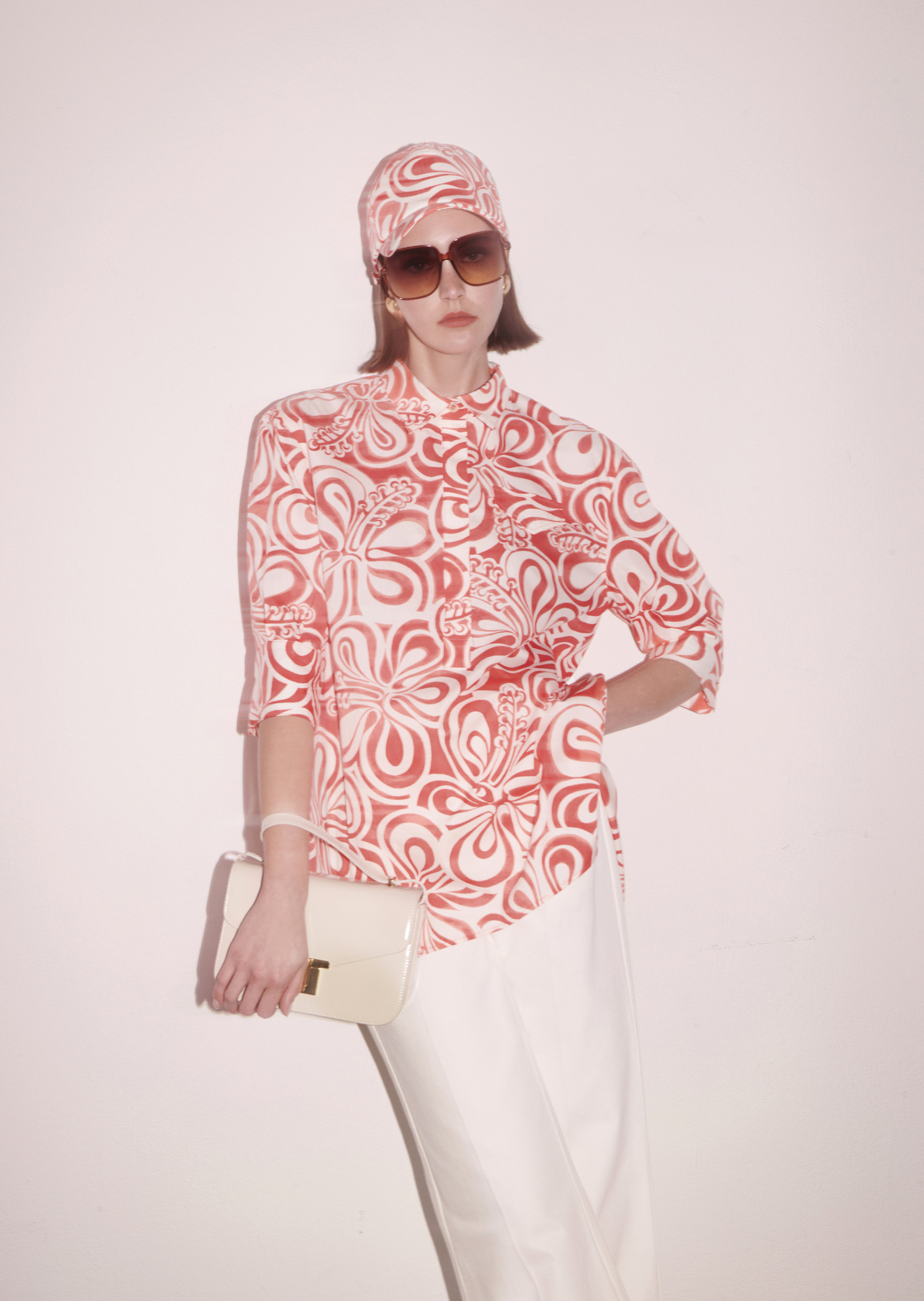 Top Tallulah-Corail en Coton