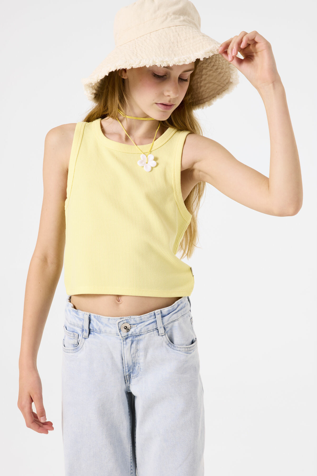 Girls Top Yellow