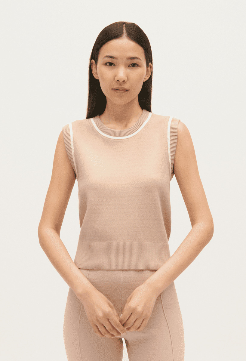 Pull maille rayures