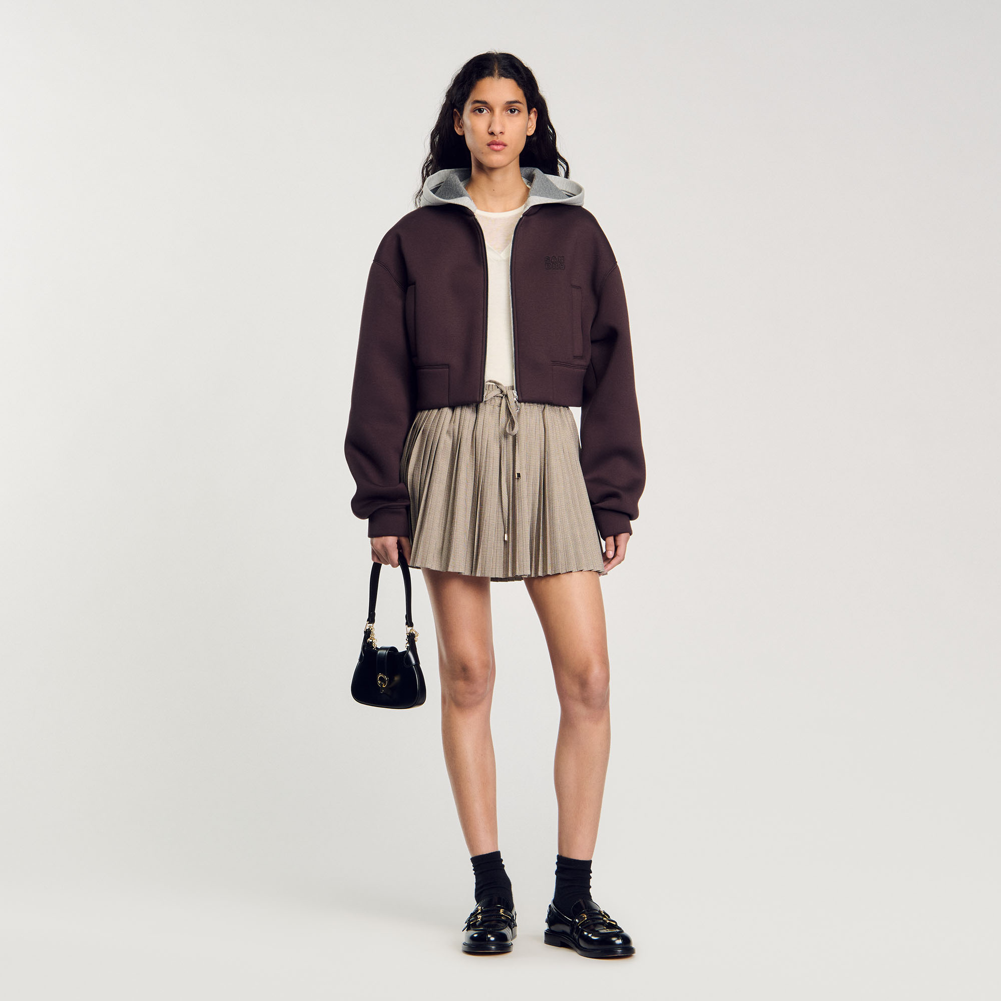 Sweatshirt à capuche amovible