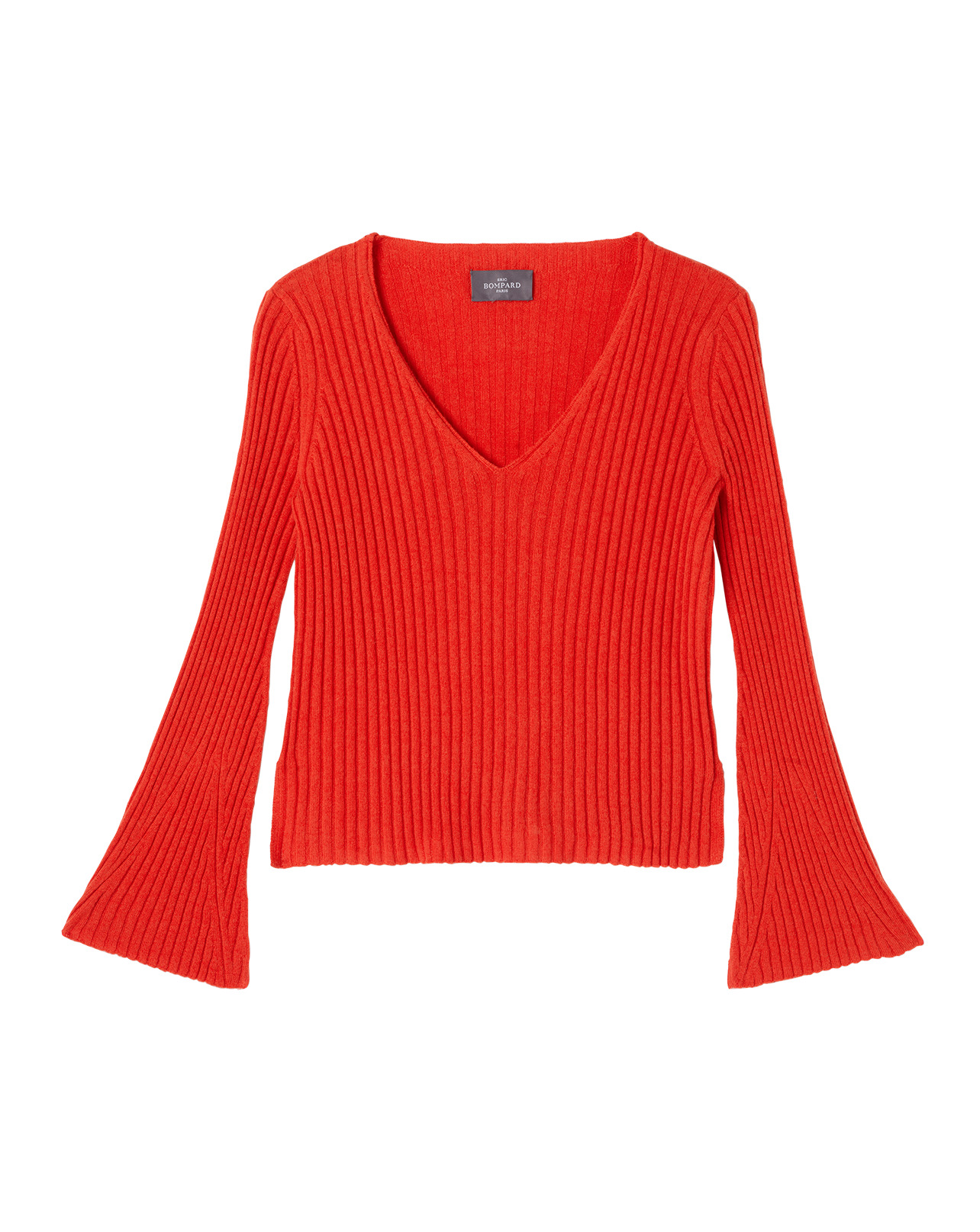 Pull V à manches évasées - Femme - CELEBRITY