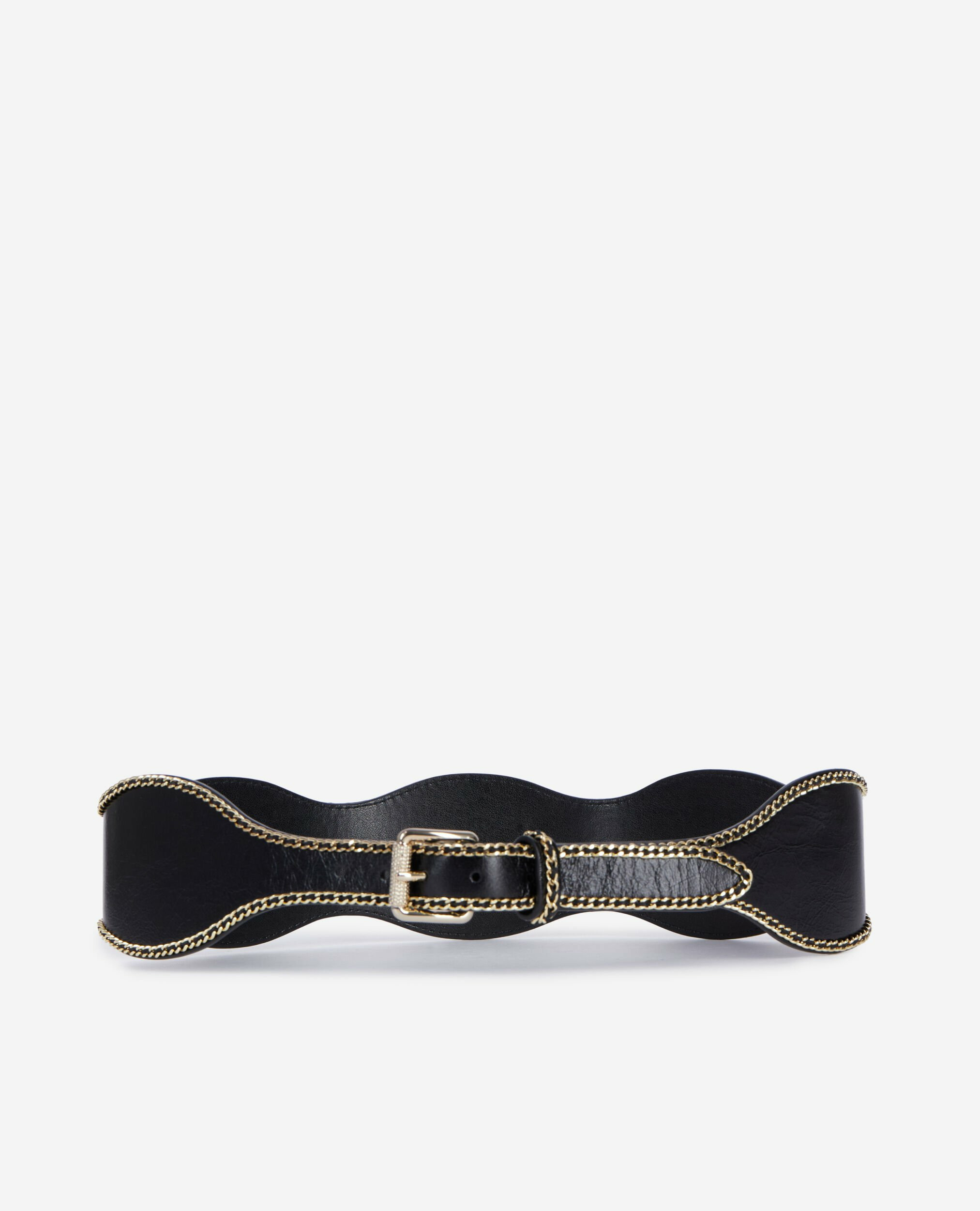 Ceinture En Cuir Avec Chaîne