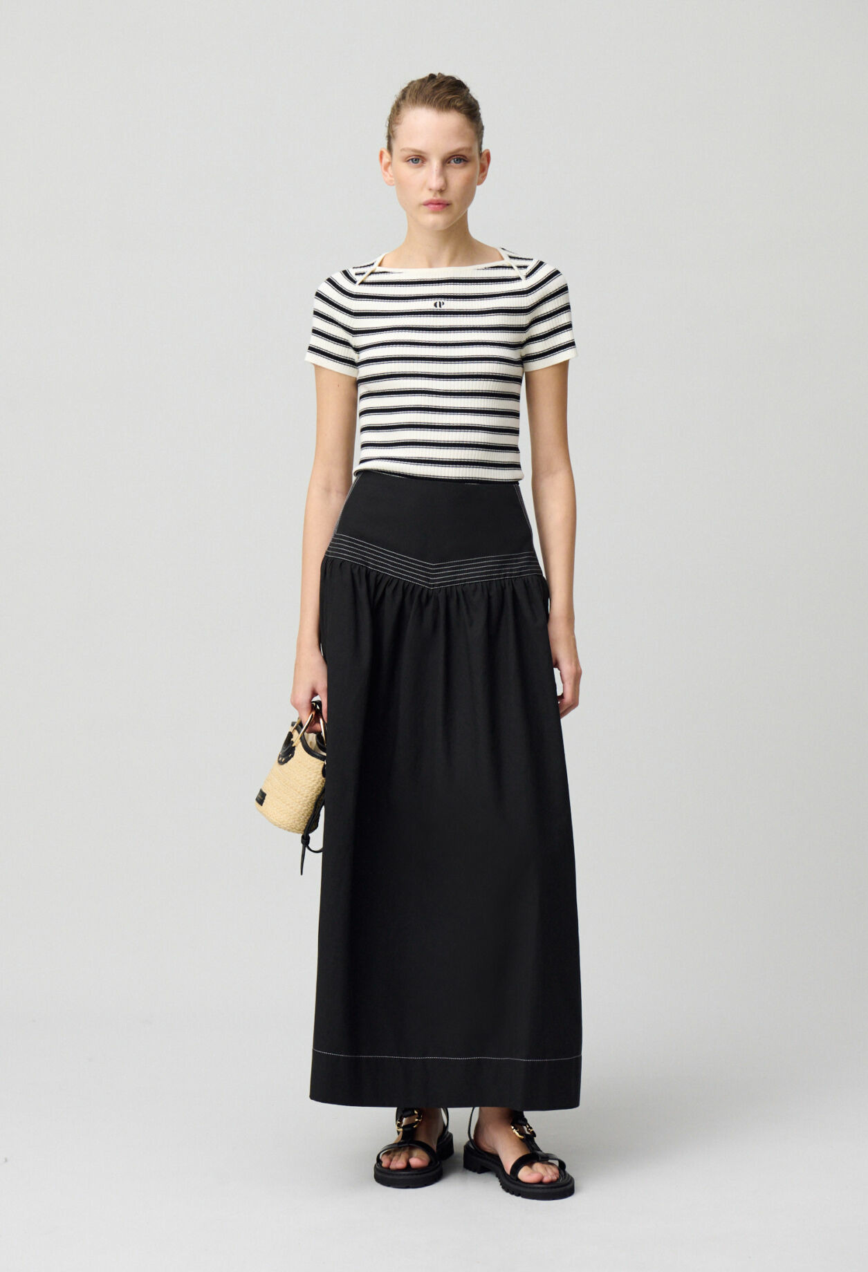 Jupe longue basque