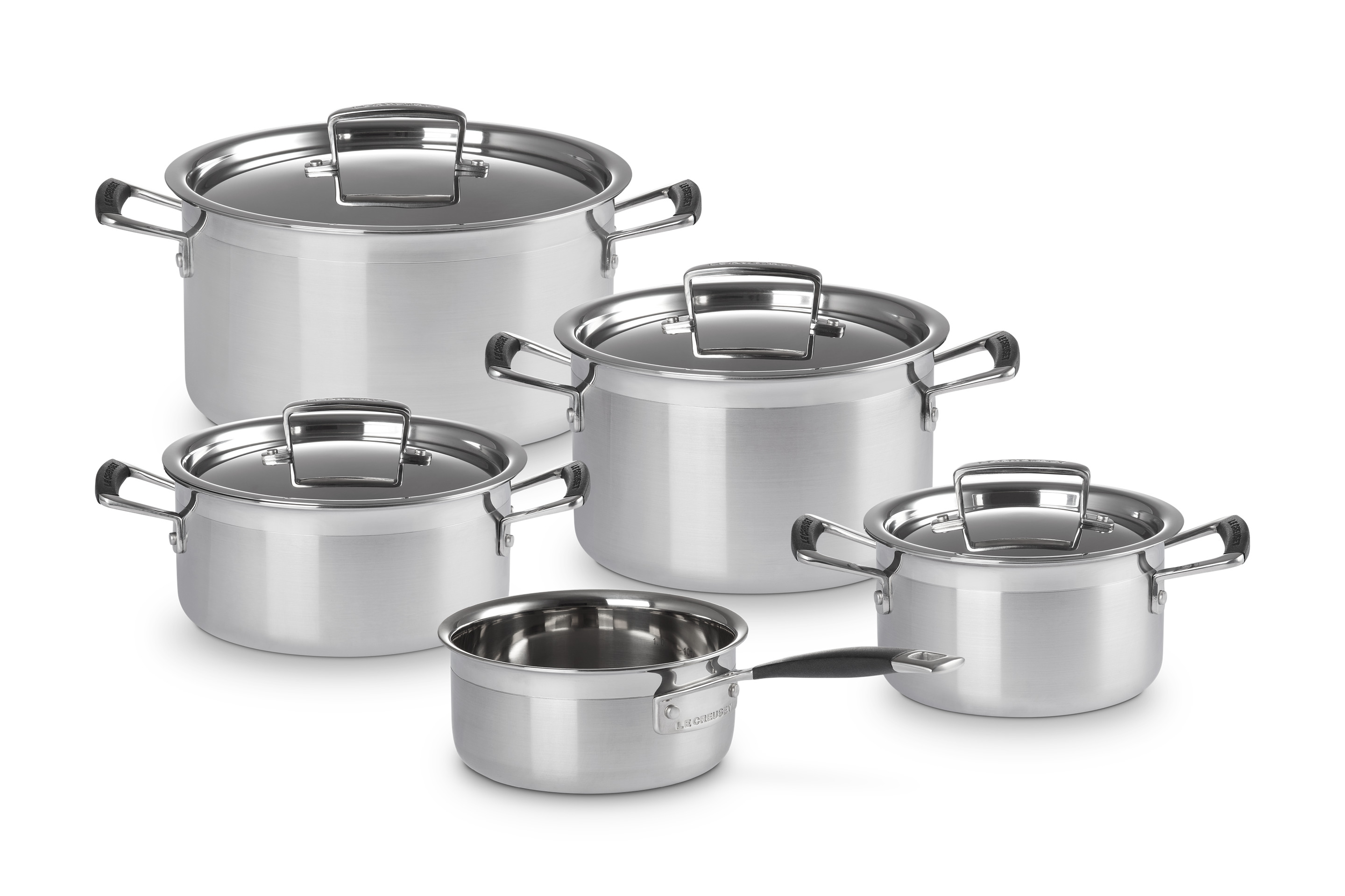 Set de 5 pièces inox